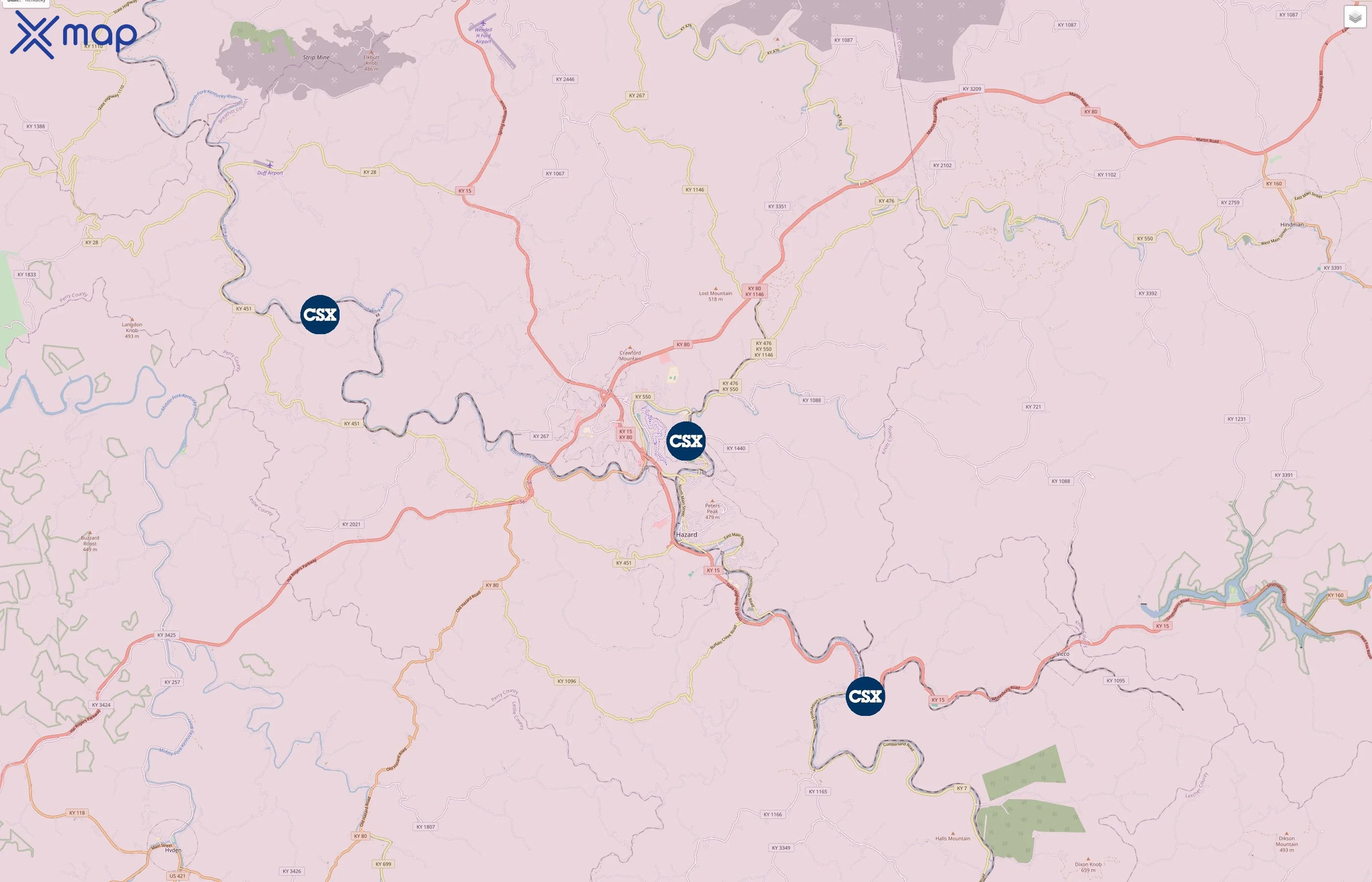 CSX Transportation traffic data