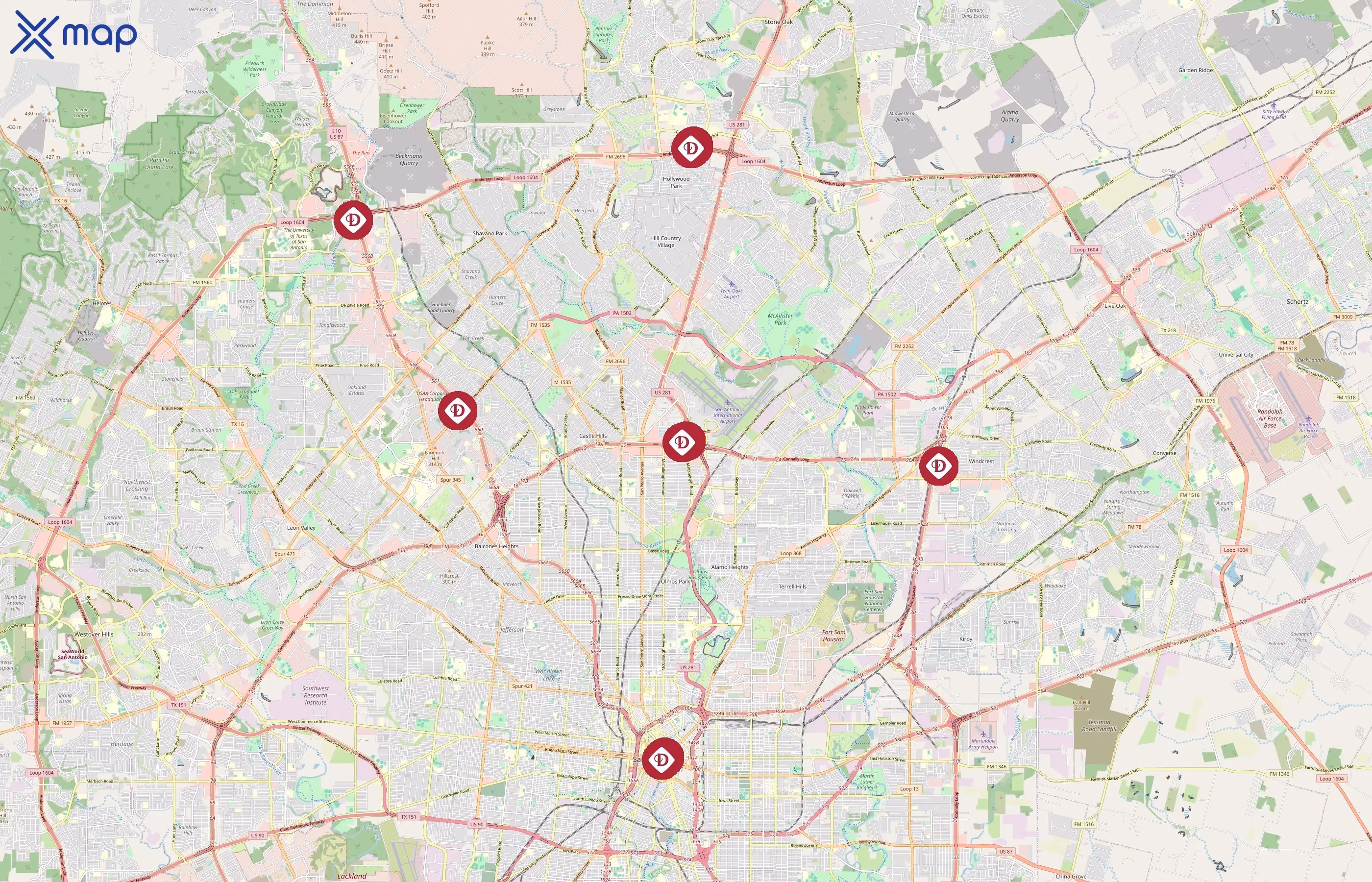 Drury Hotels area coverage