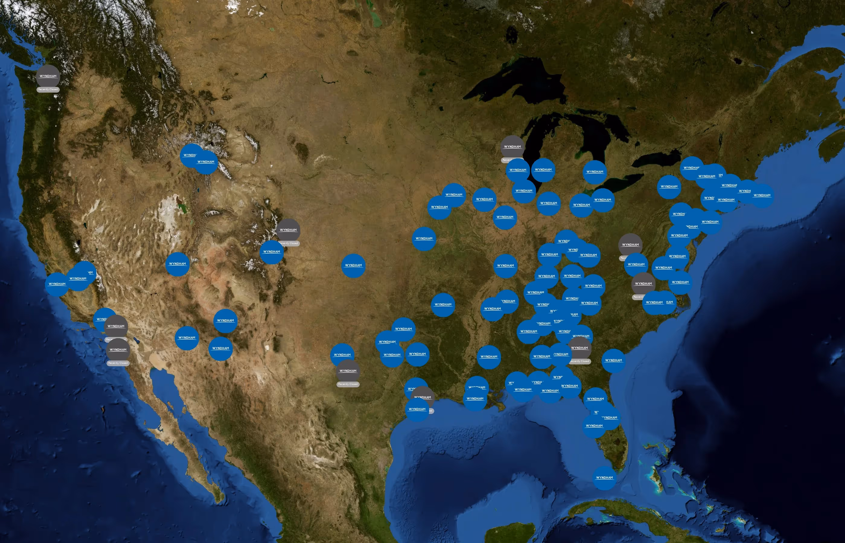 Days Inn state distribution