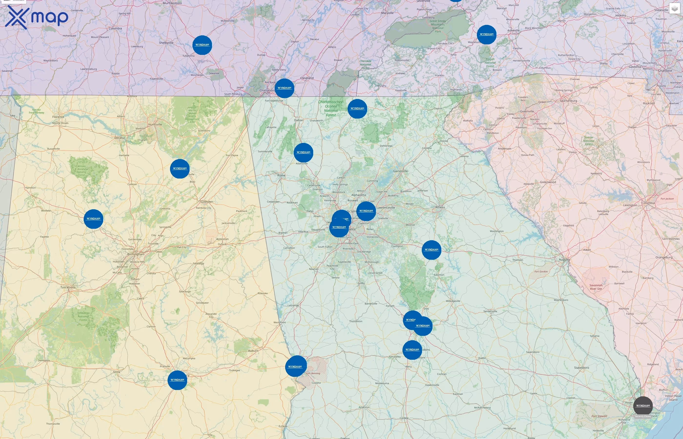 Days Inn street hotspots