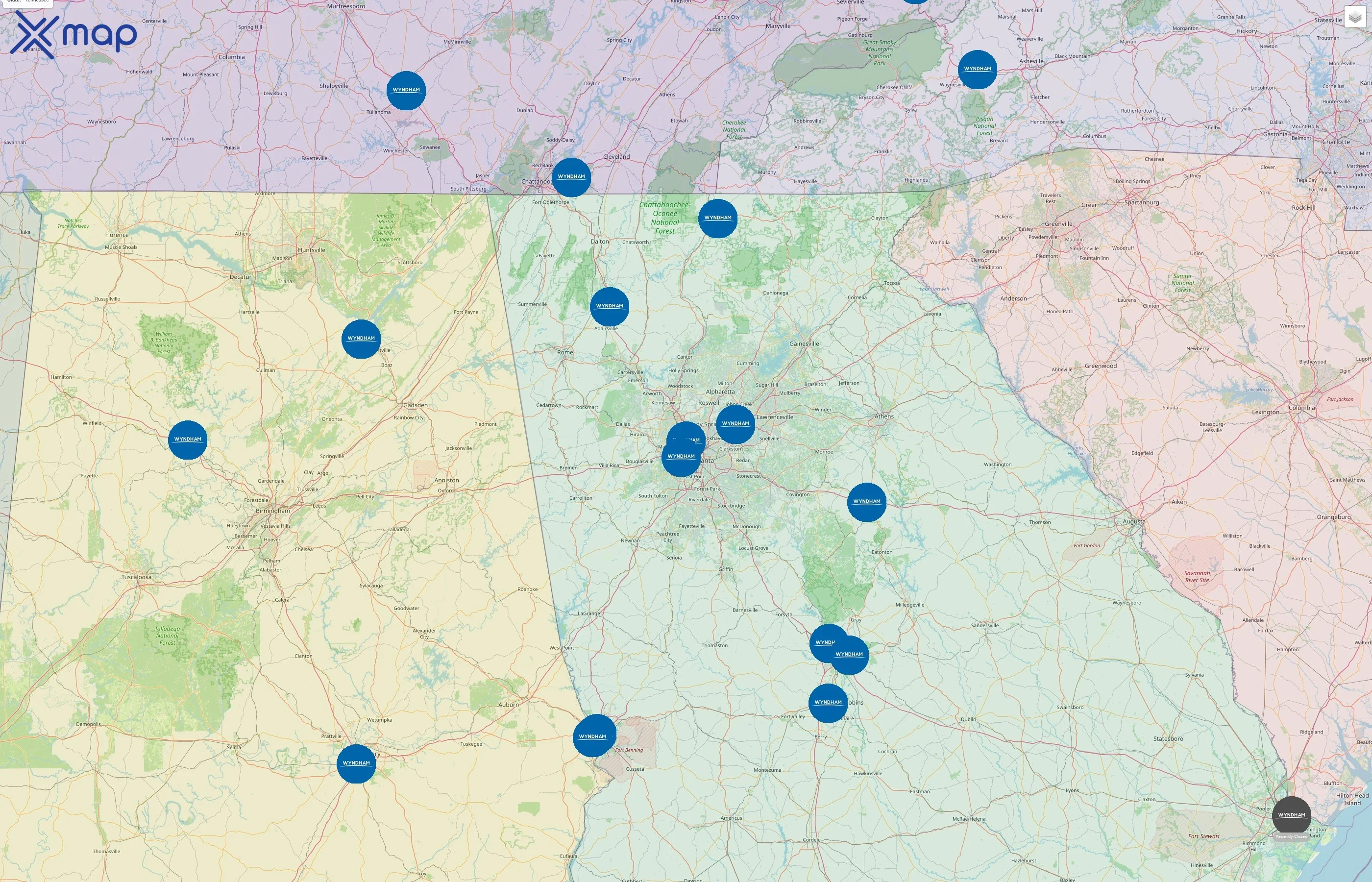 Days Inn street hotspots