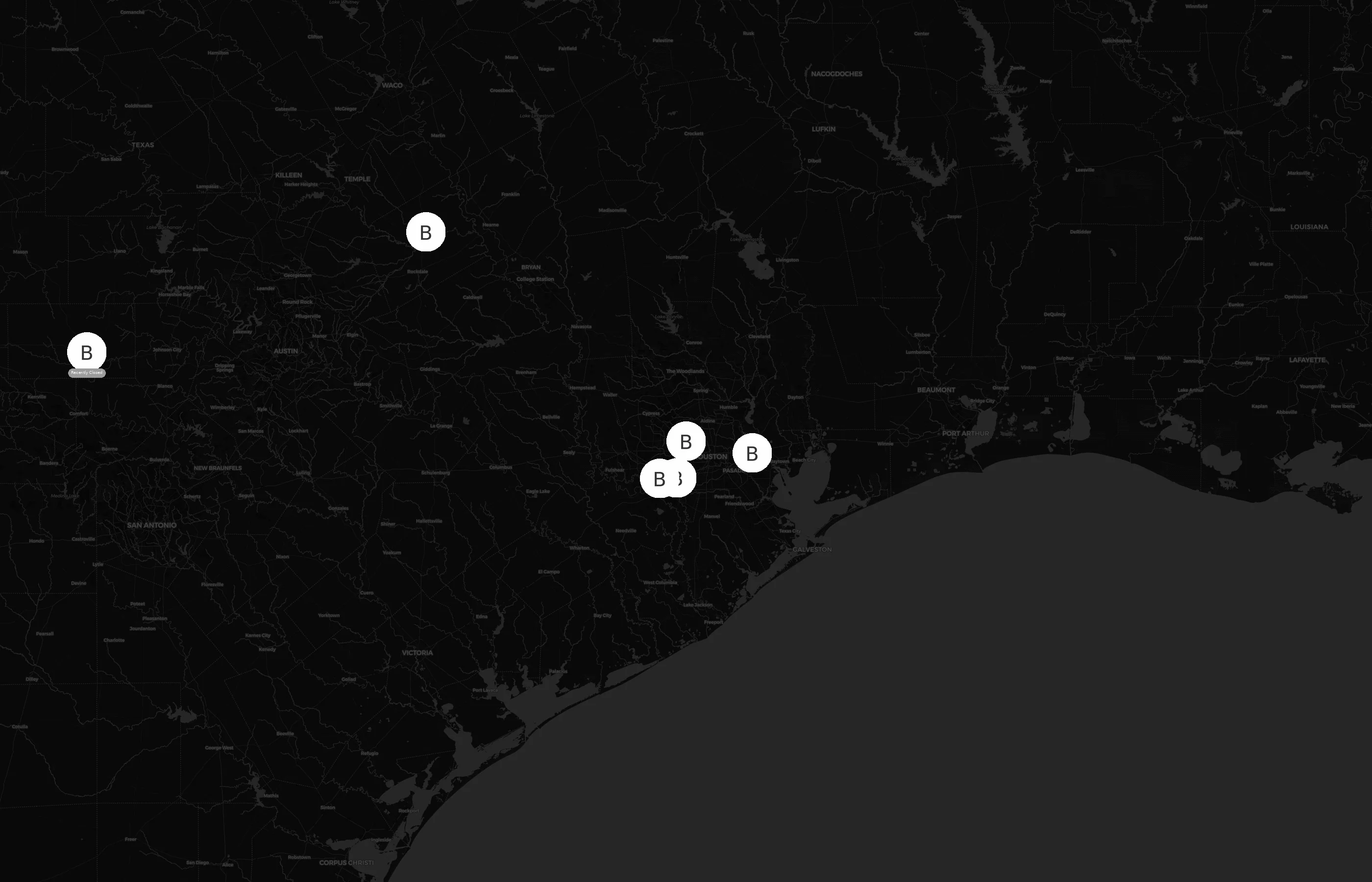 Budget Host city distribution