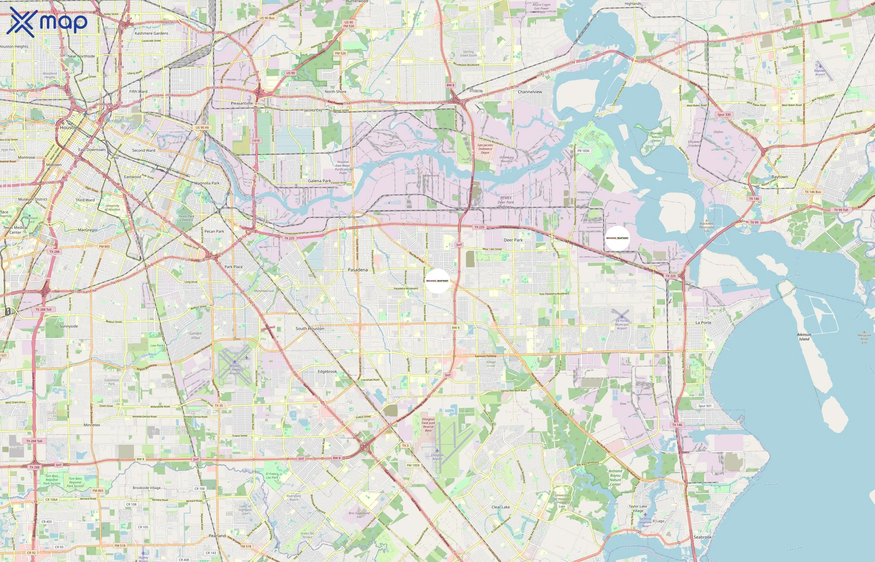BrandSafway area coverage