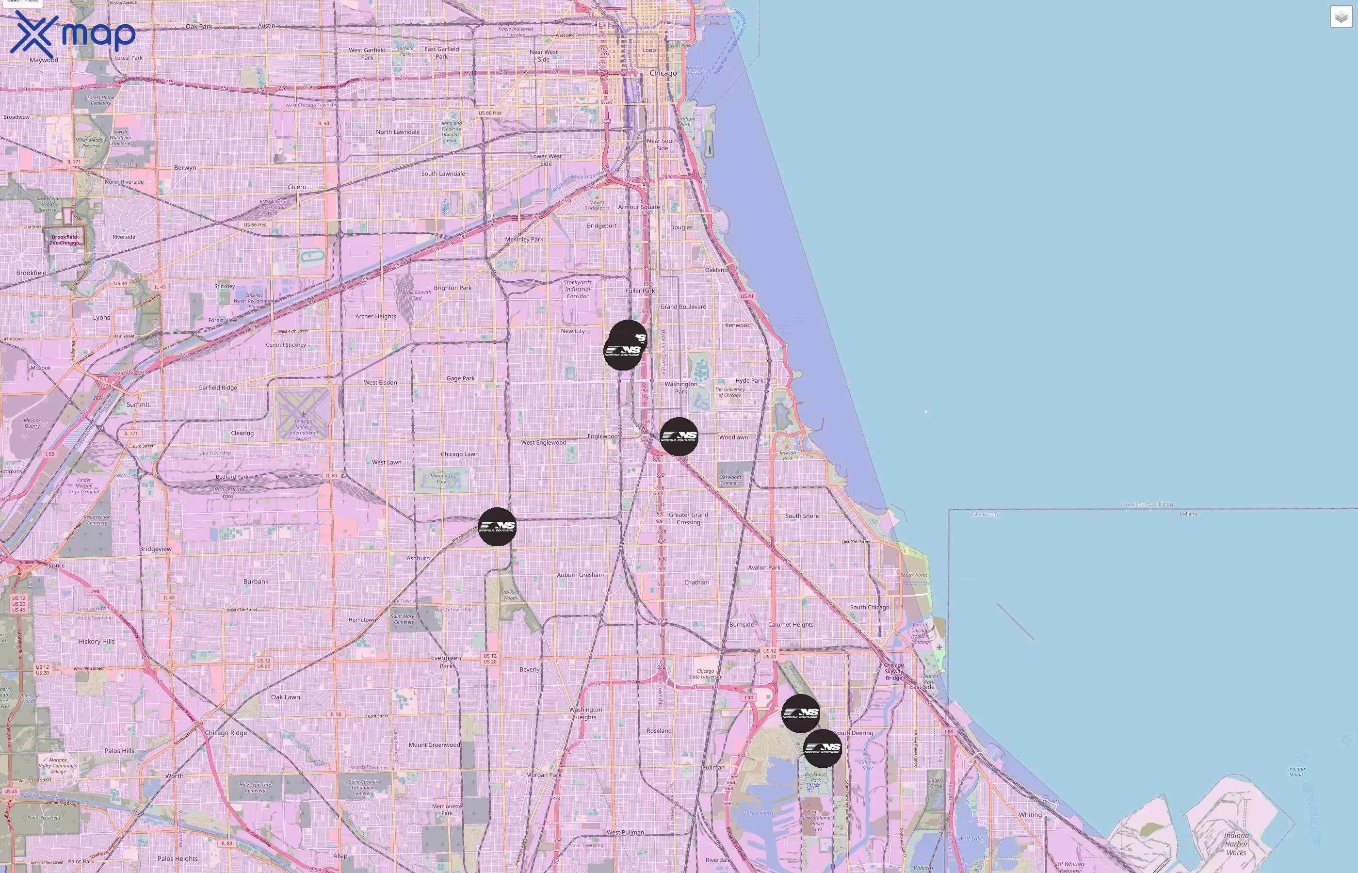 Norfolk Southern traffic data