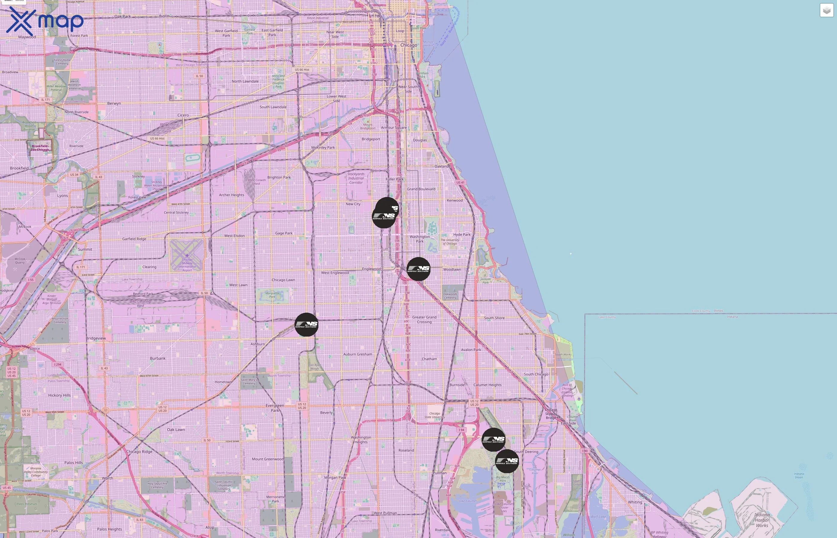 Norfolk Southern traffic data