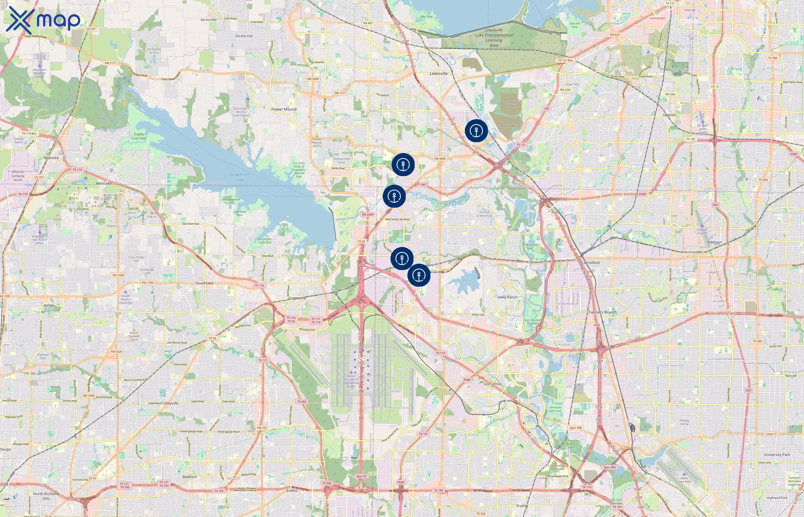 Kuehne + Nagel area coverage
