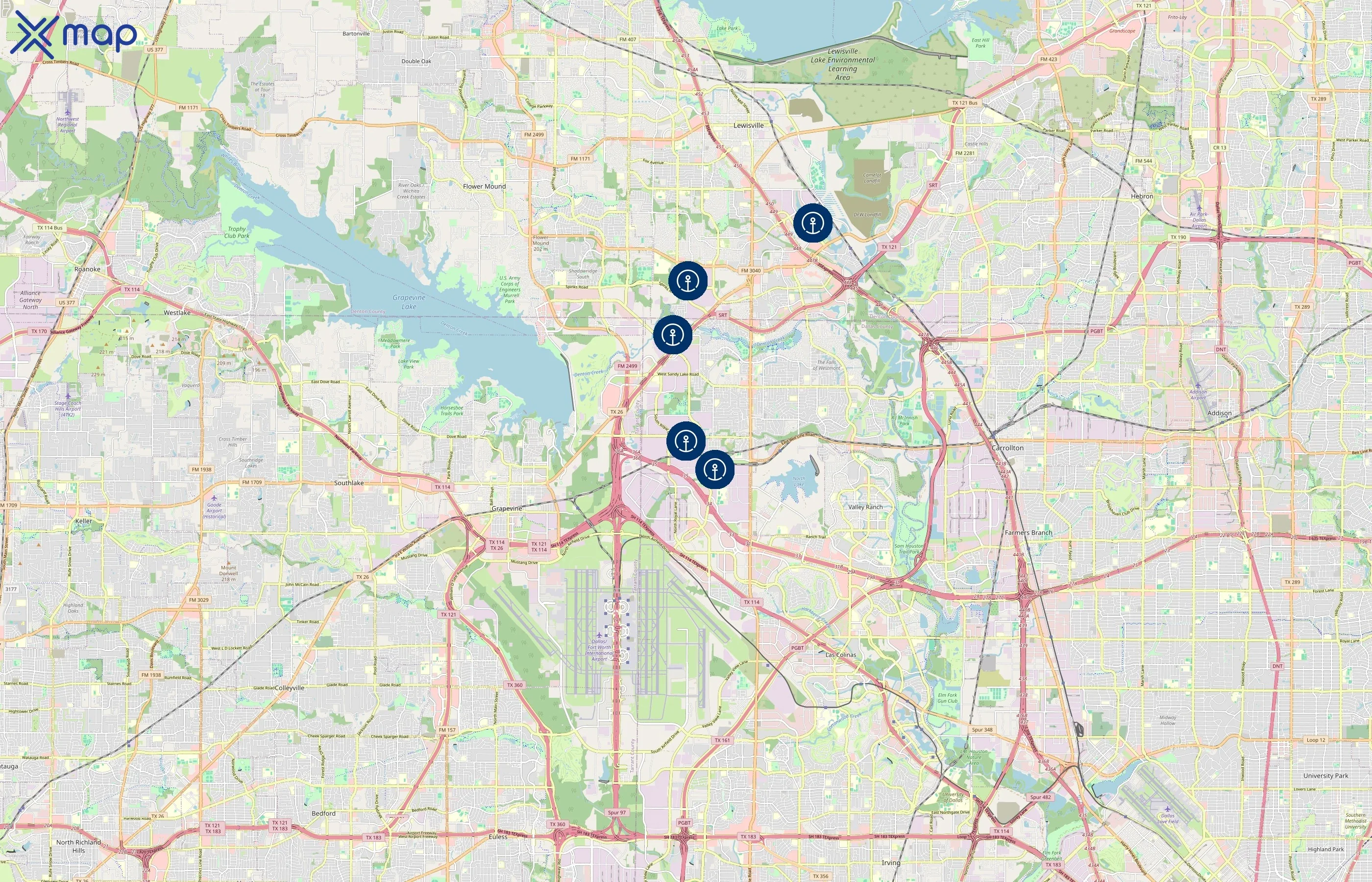 Kuehne + Nagel area coverage