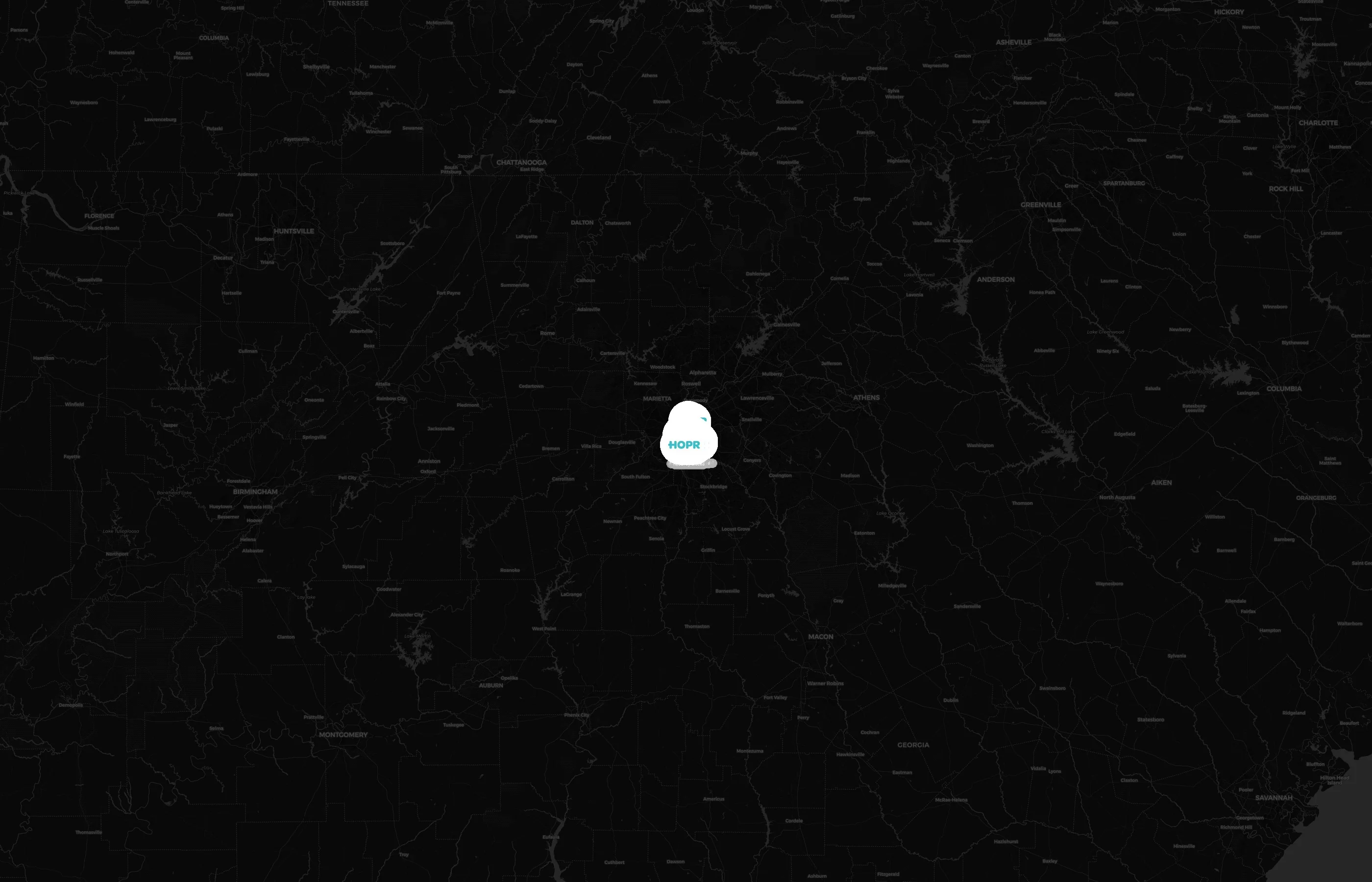 Relay Bikeshare city distribution