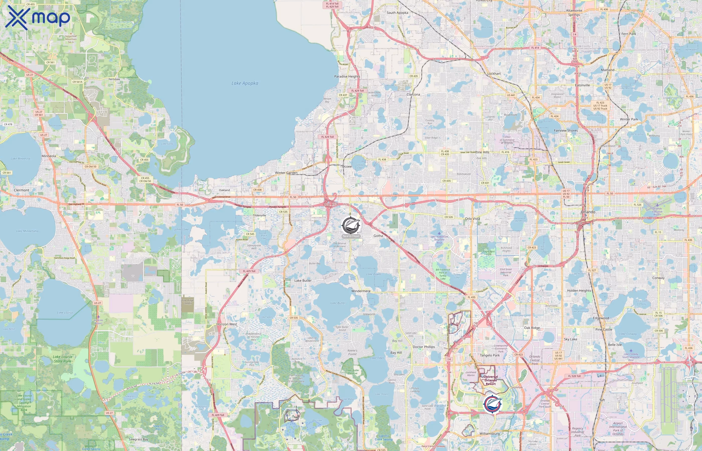 Expedia Cruises area coverage