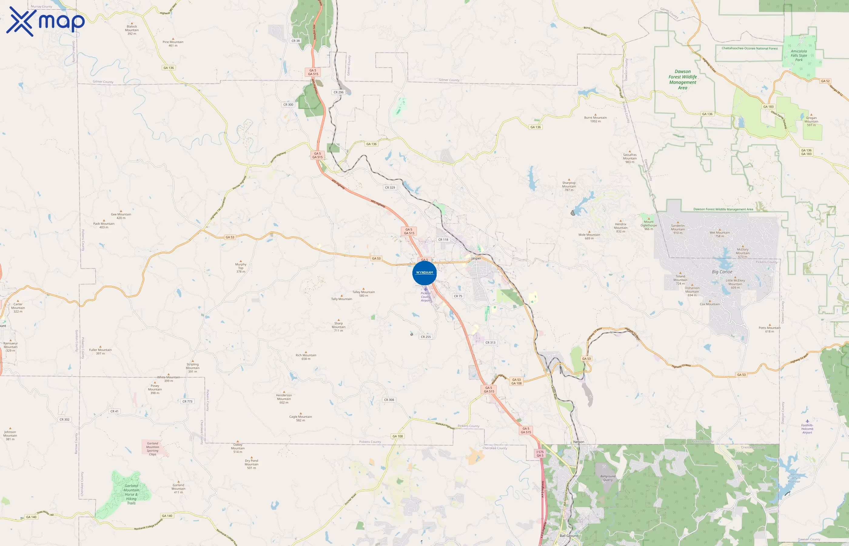 Super 8 area coverage