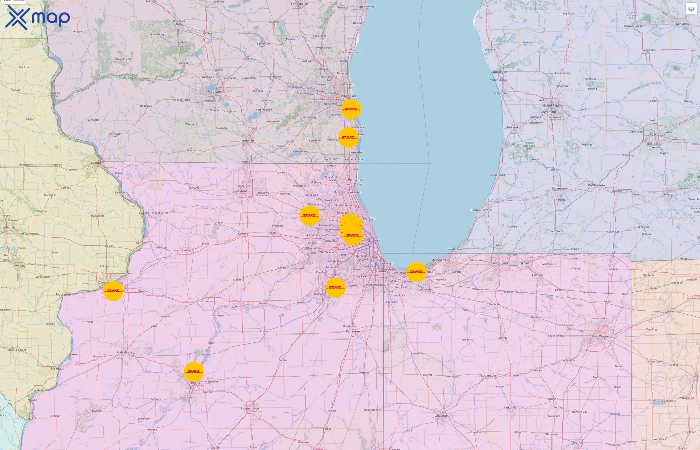 DHL street hotspots