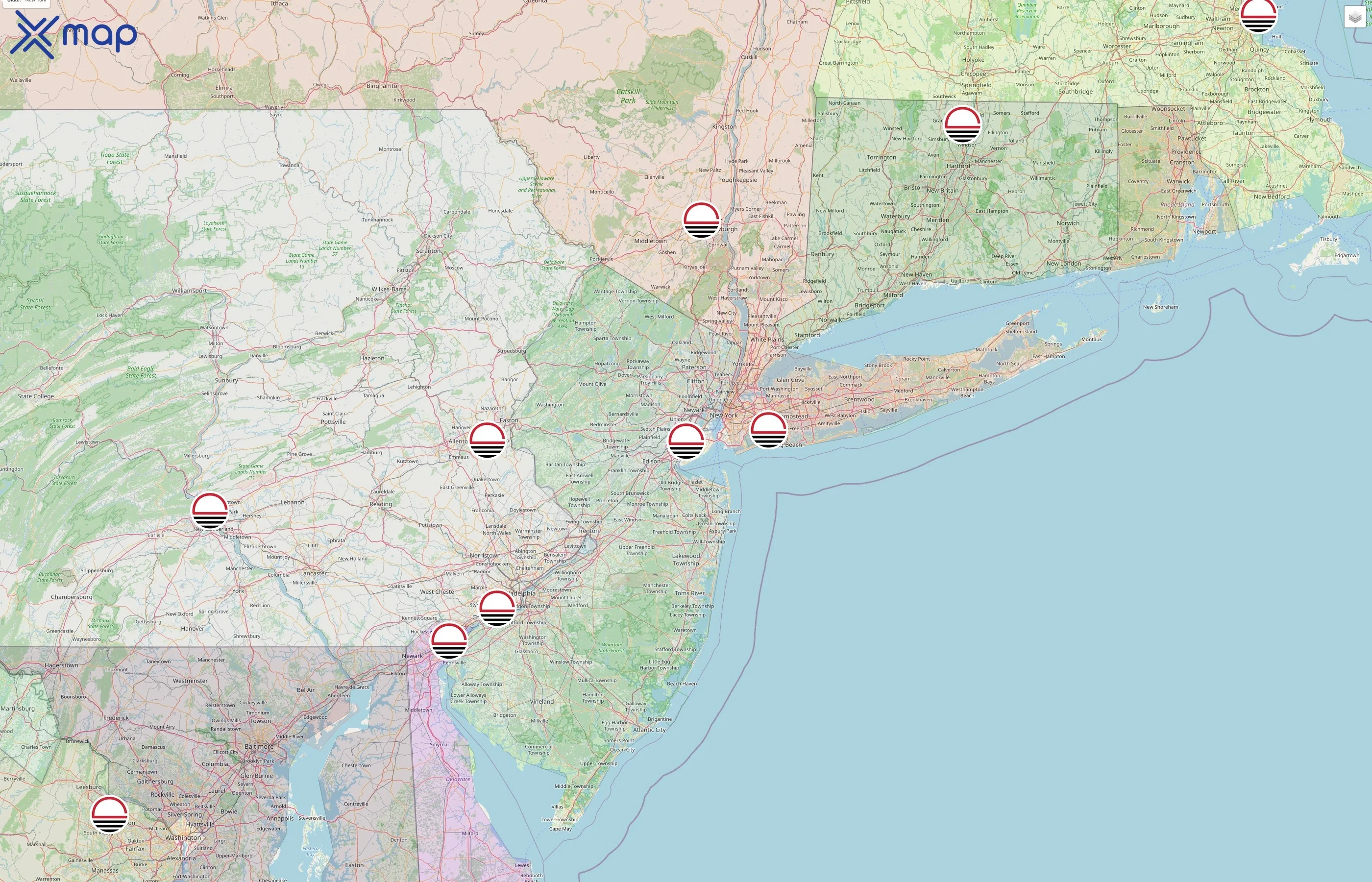Forward Air street hotspots