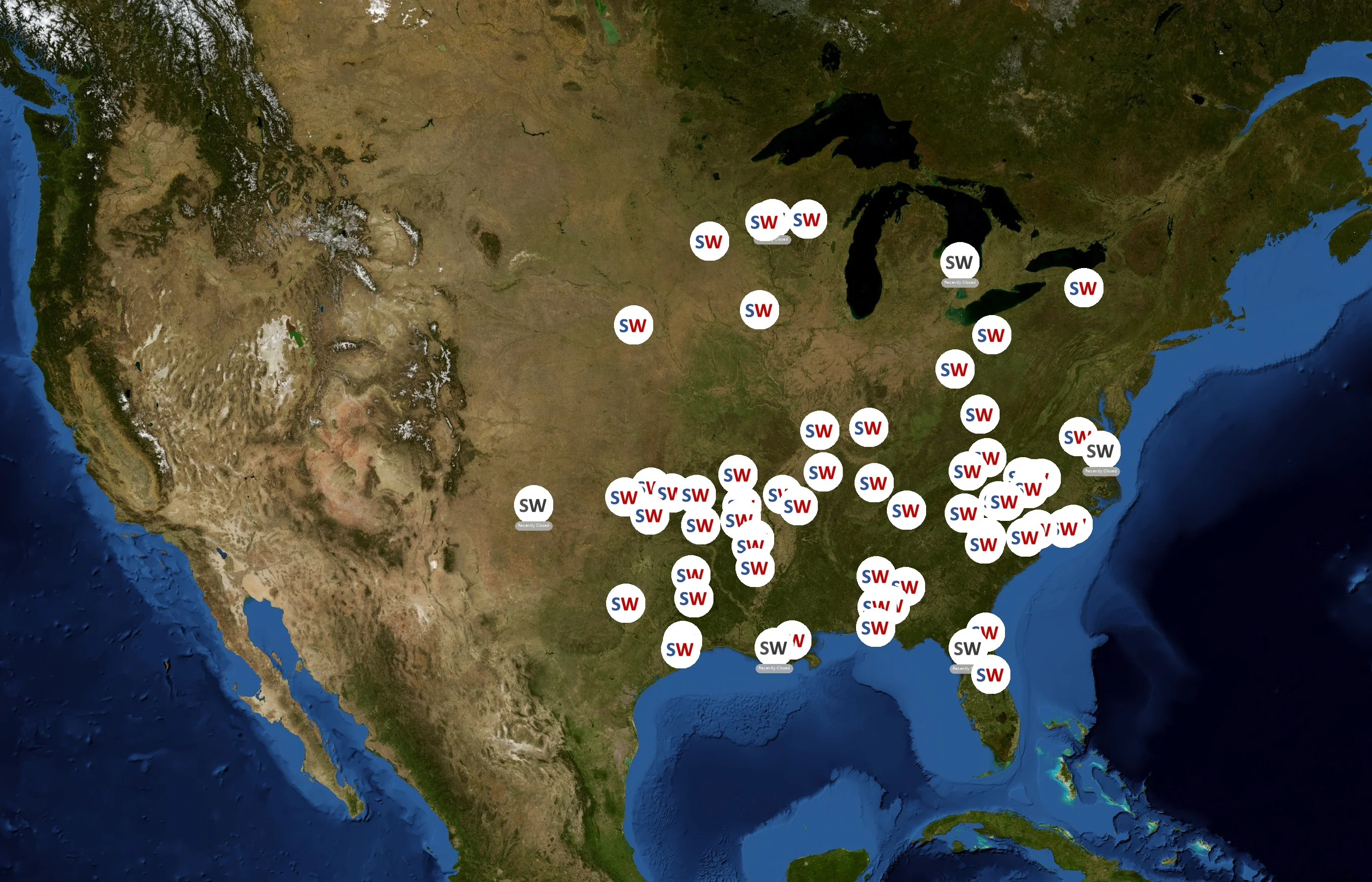 Space Walk state distribution