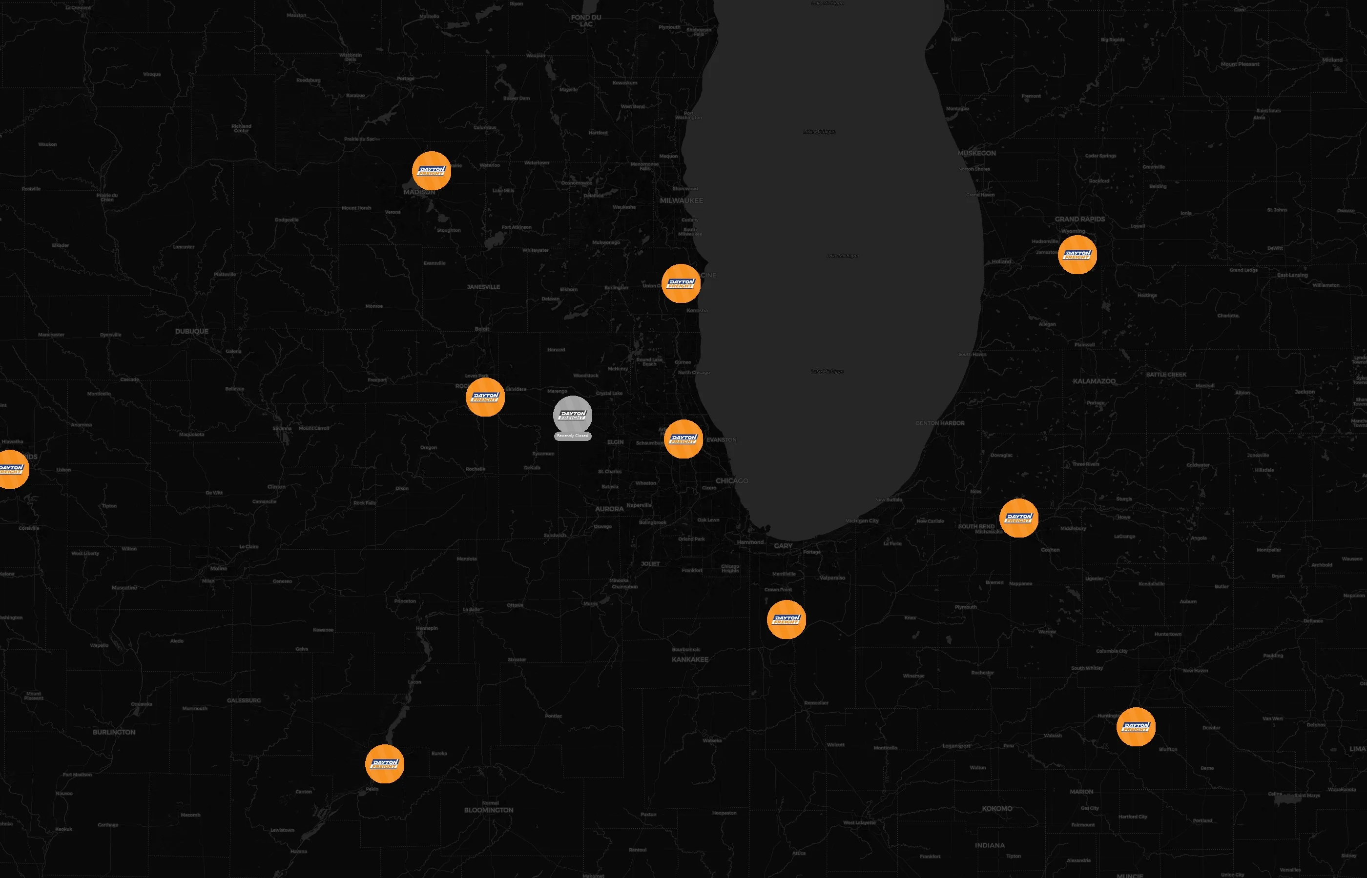 Dayton Freight Lines city distribution
