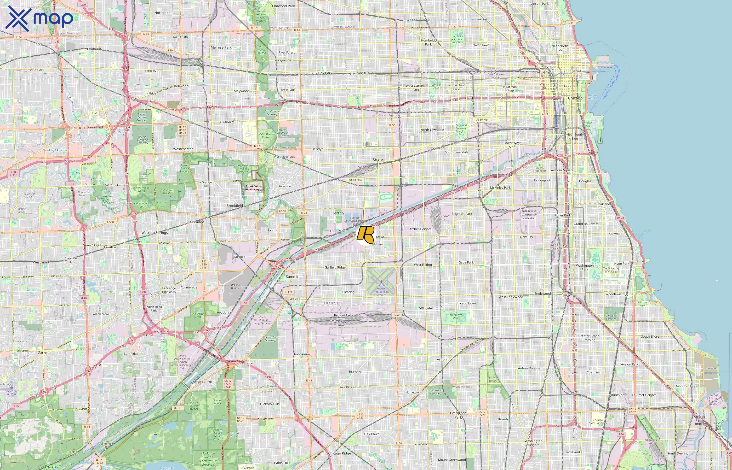 Rush Truck Leasing area coverage