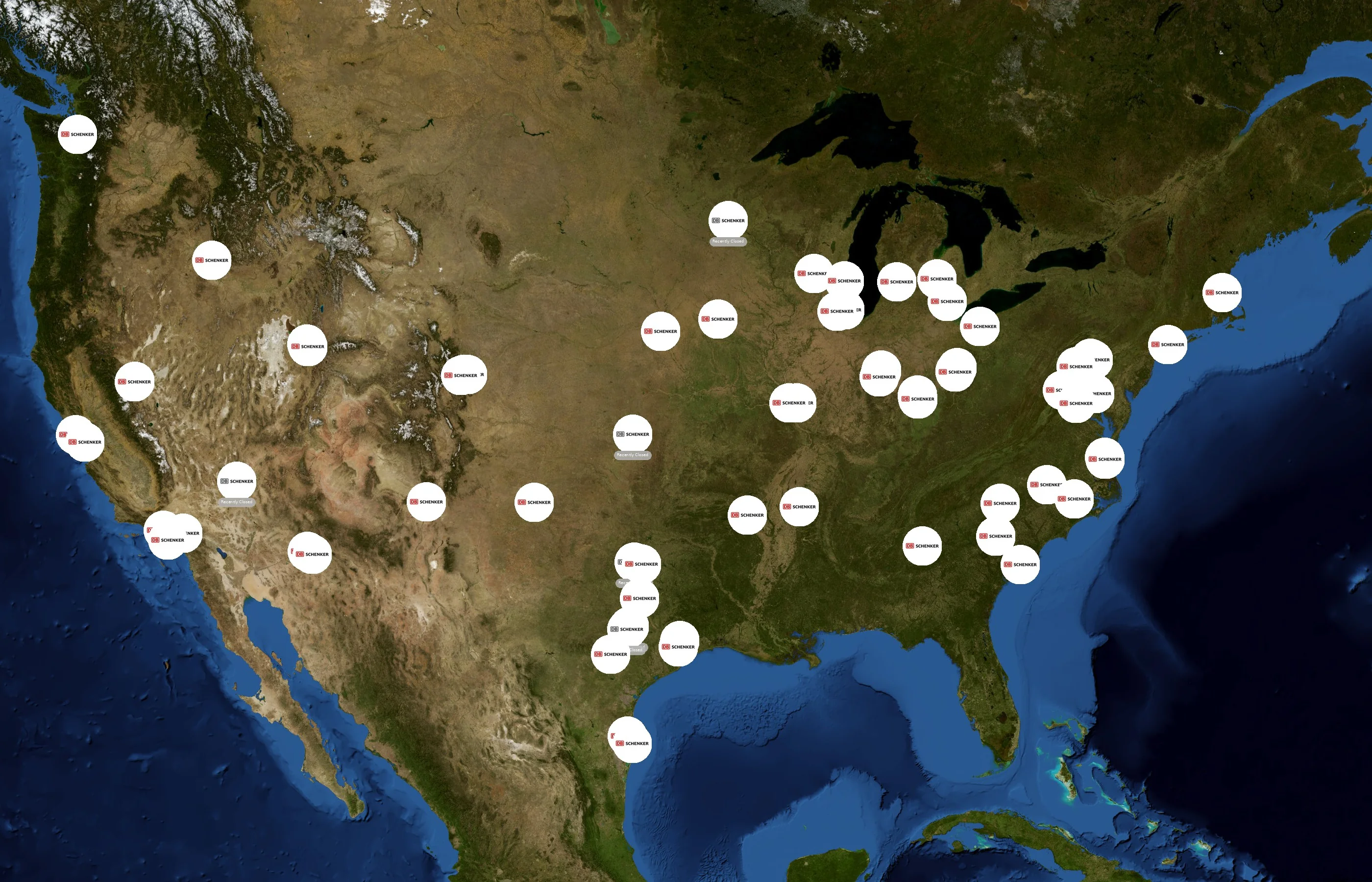 DB Schenker state distribution