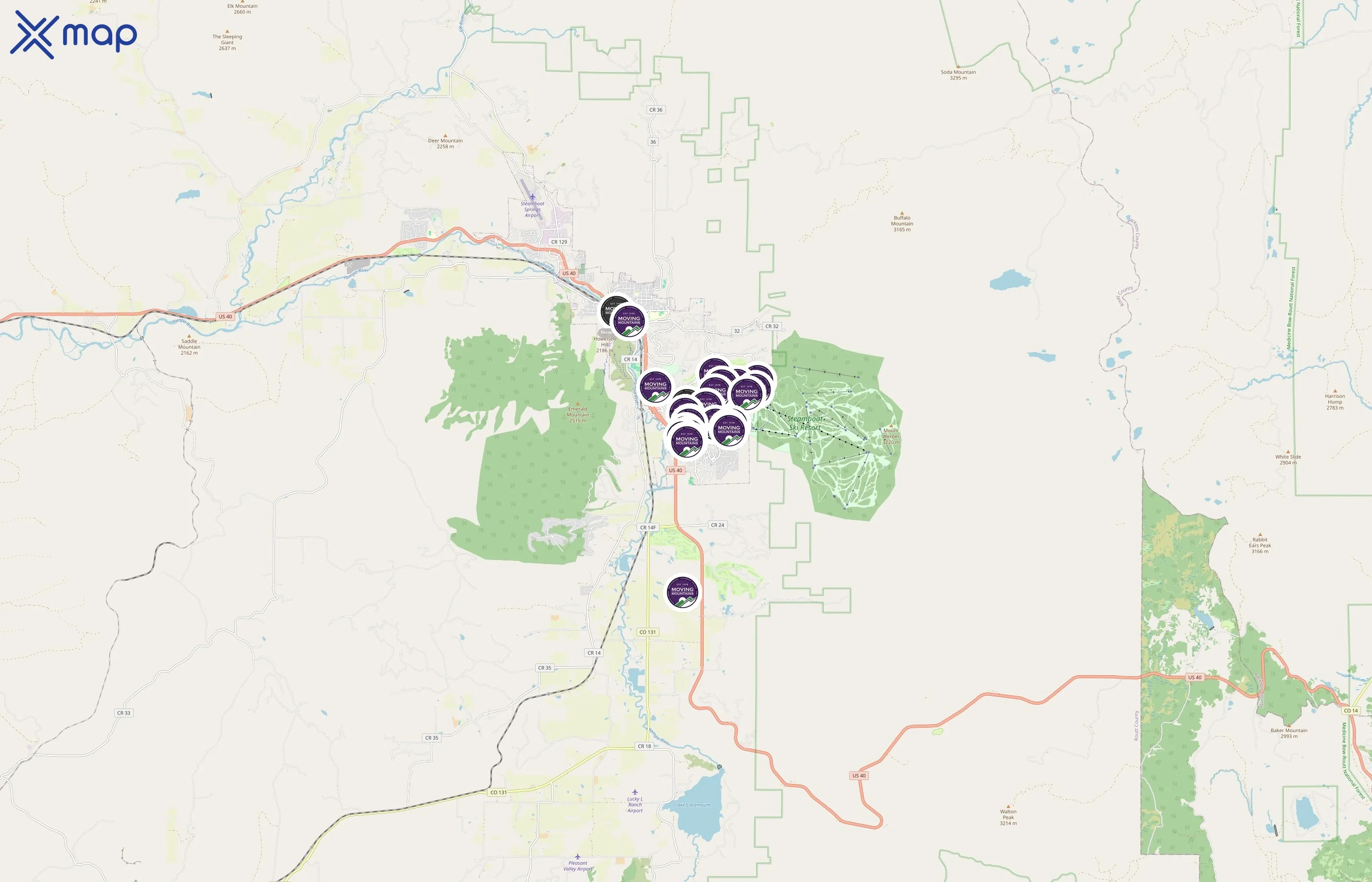 Moving Mountains area coverage