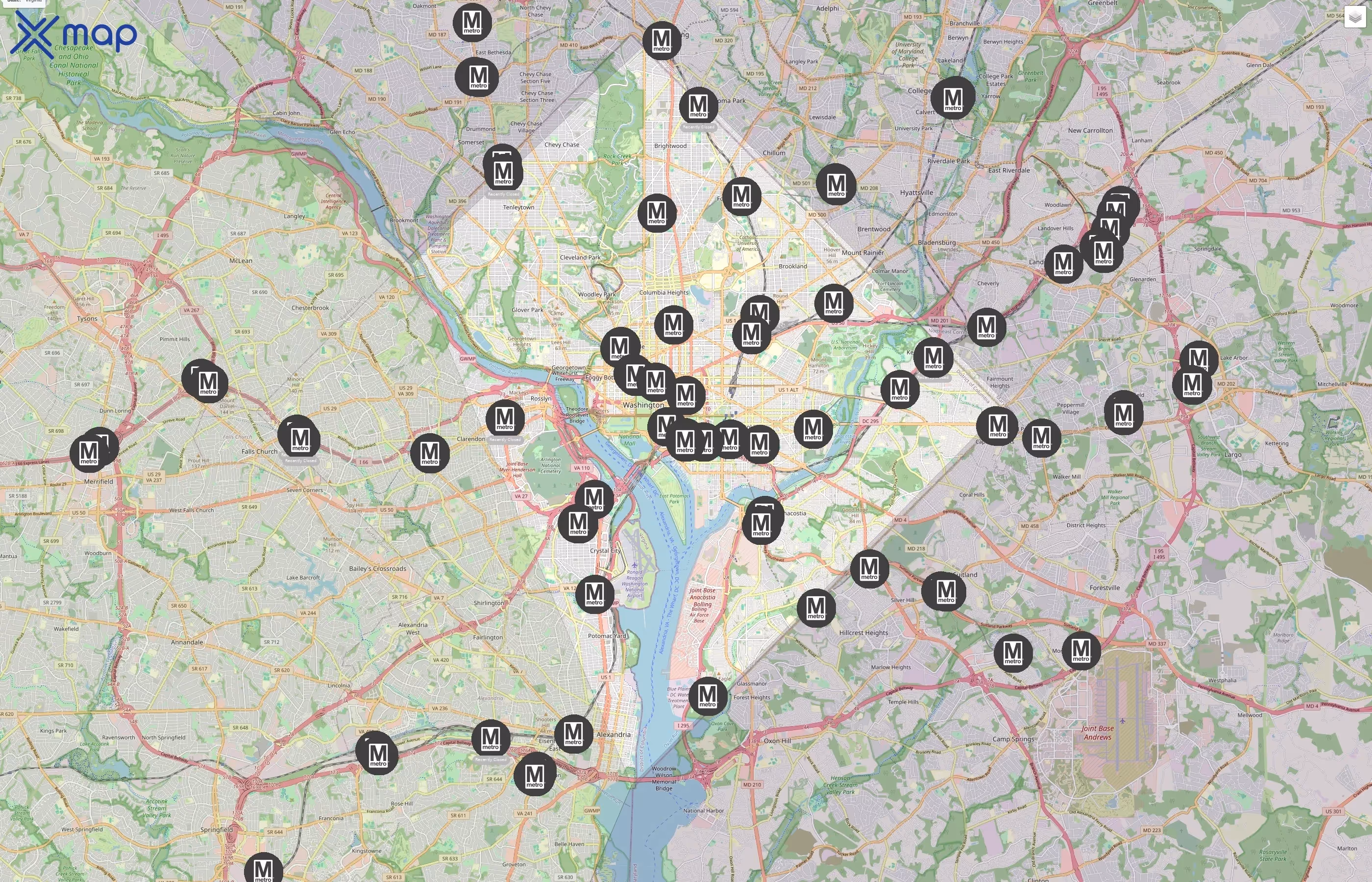 Washington Metropolitan Area Transit Authority traffic data