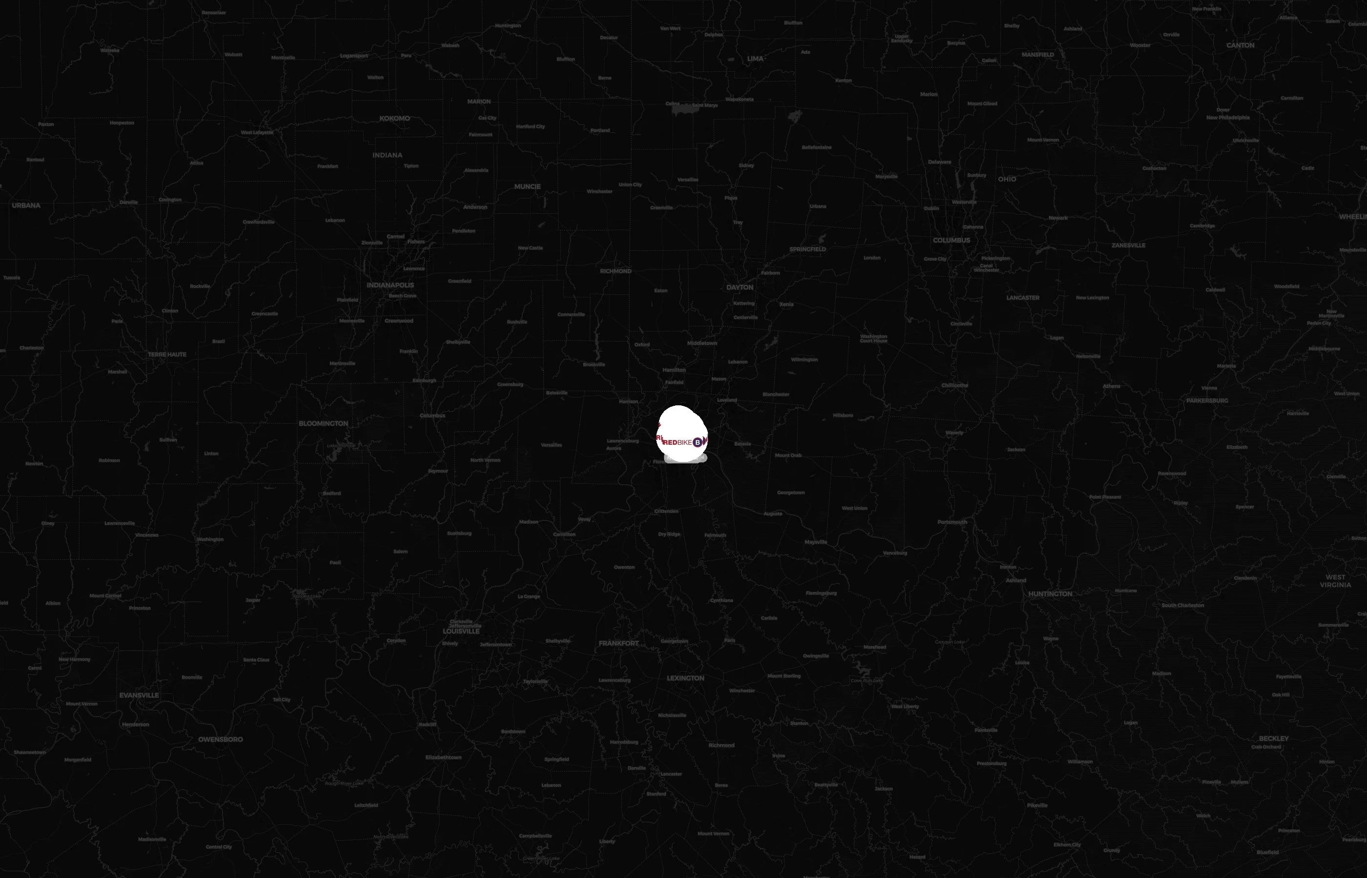 Cincinnati Red Bike city distribution