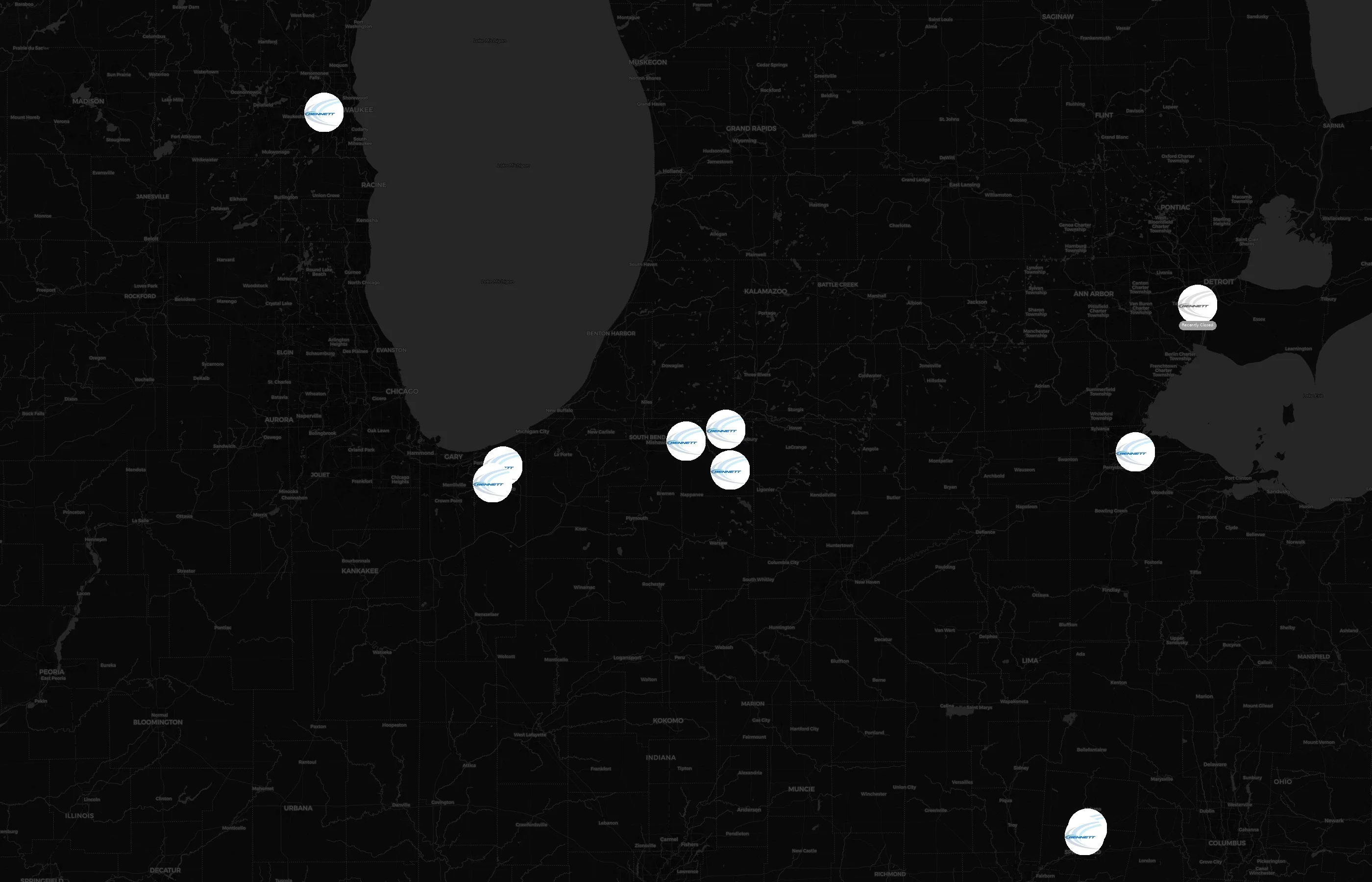 Bennett Motor Express city distribution