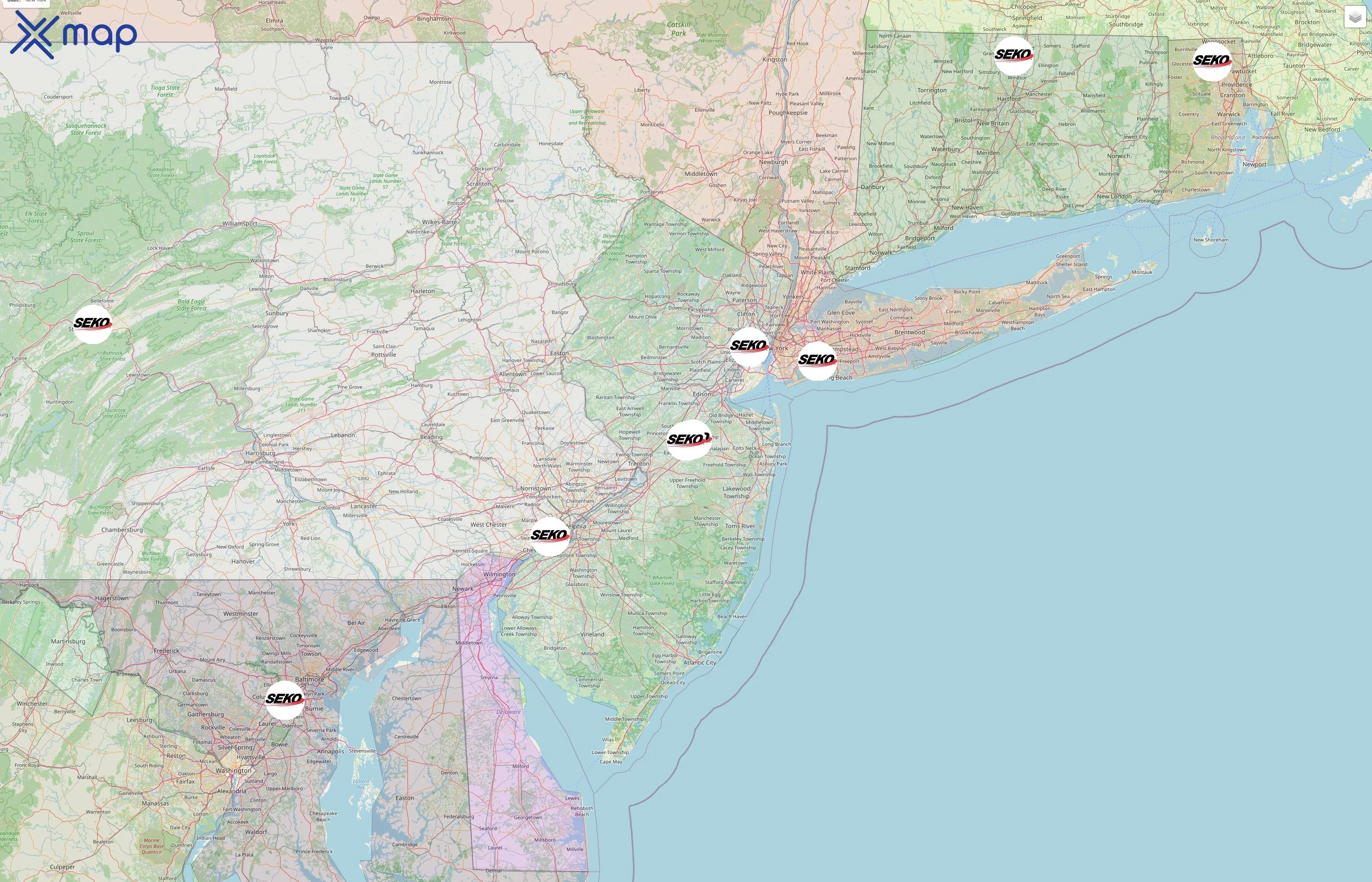 SEKO Logistics street hotspots