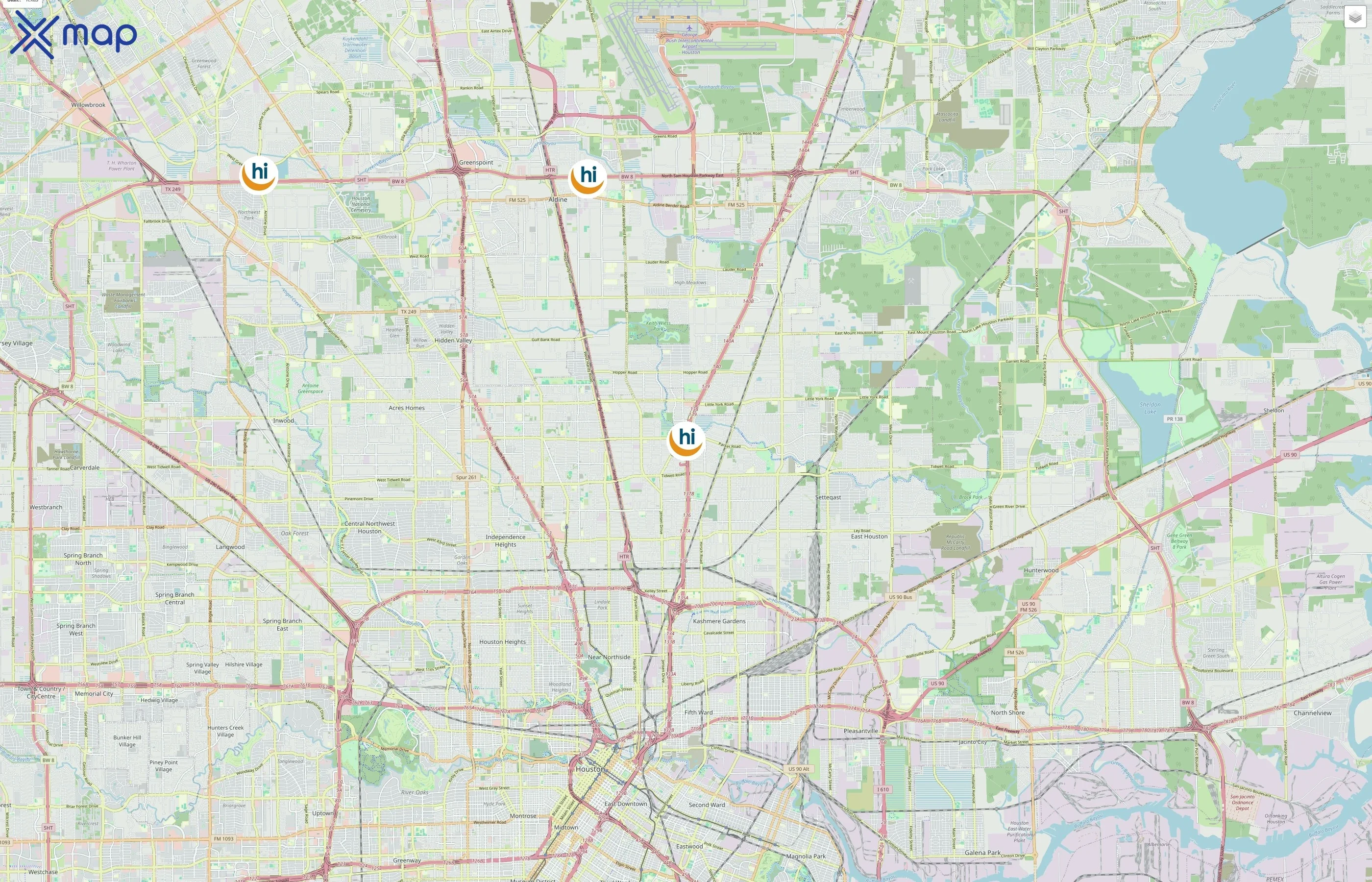 HI Hotels traffic data