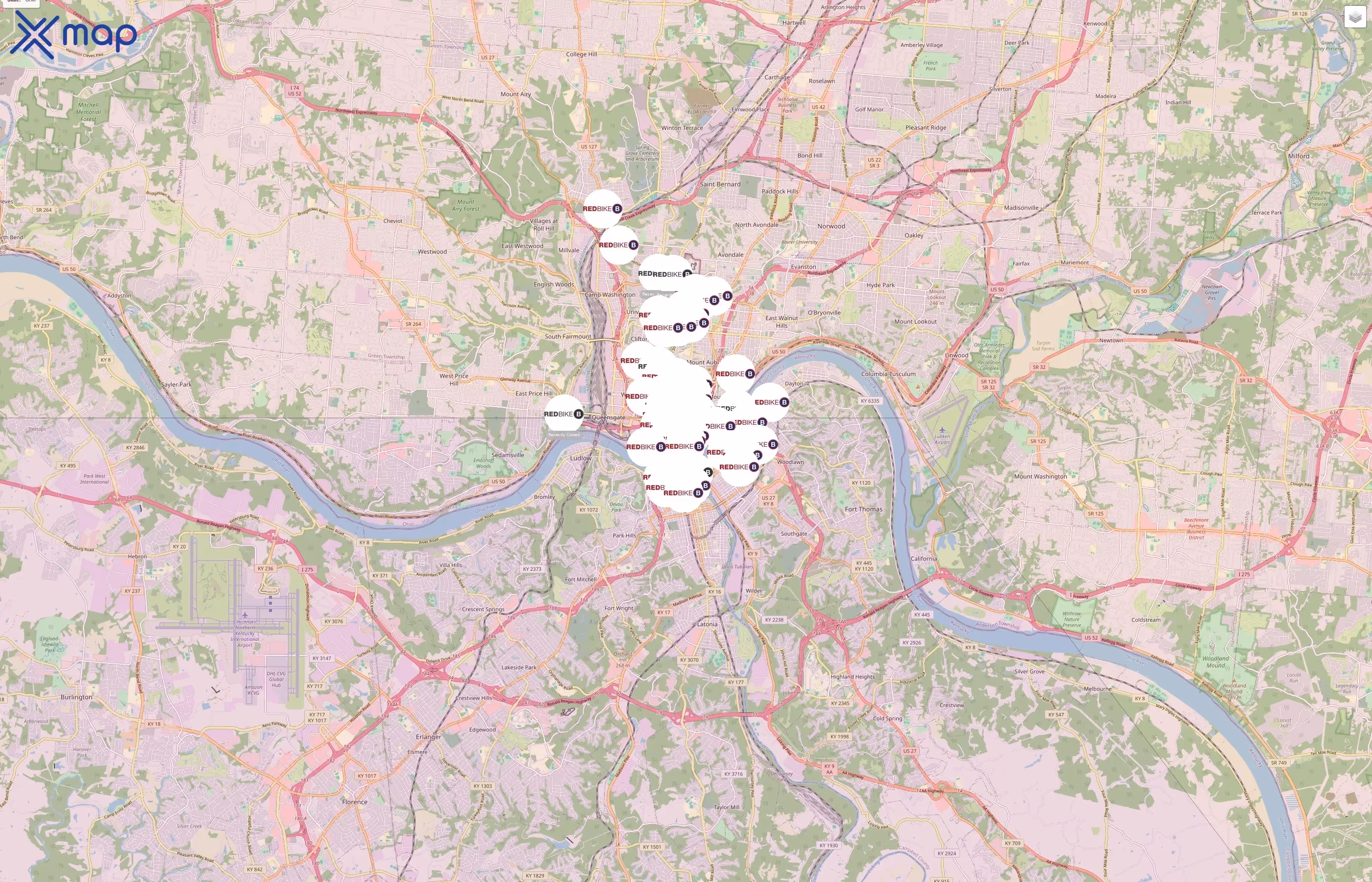 Cincinnati Red Bike traffic data