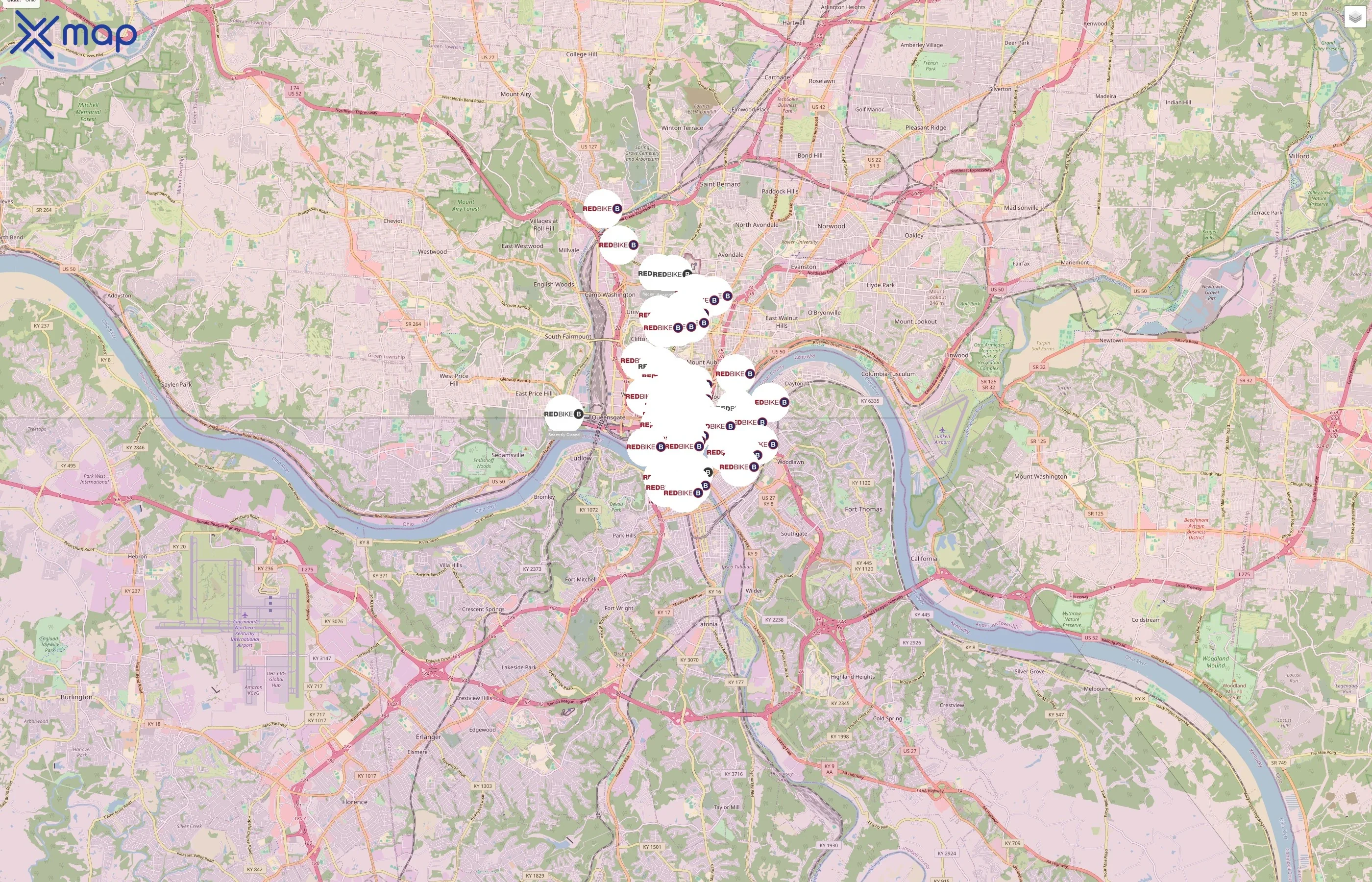 Cincinnati Red Bike traffic data