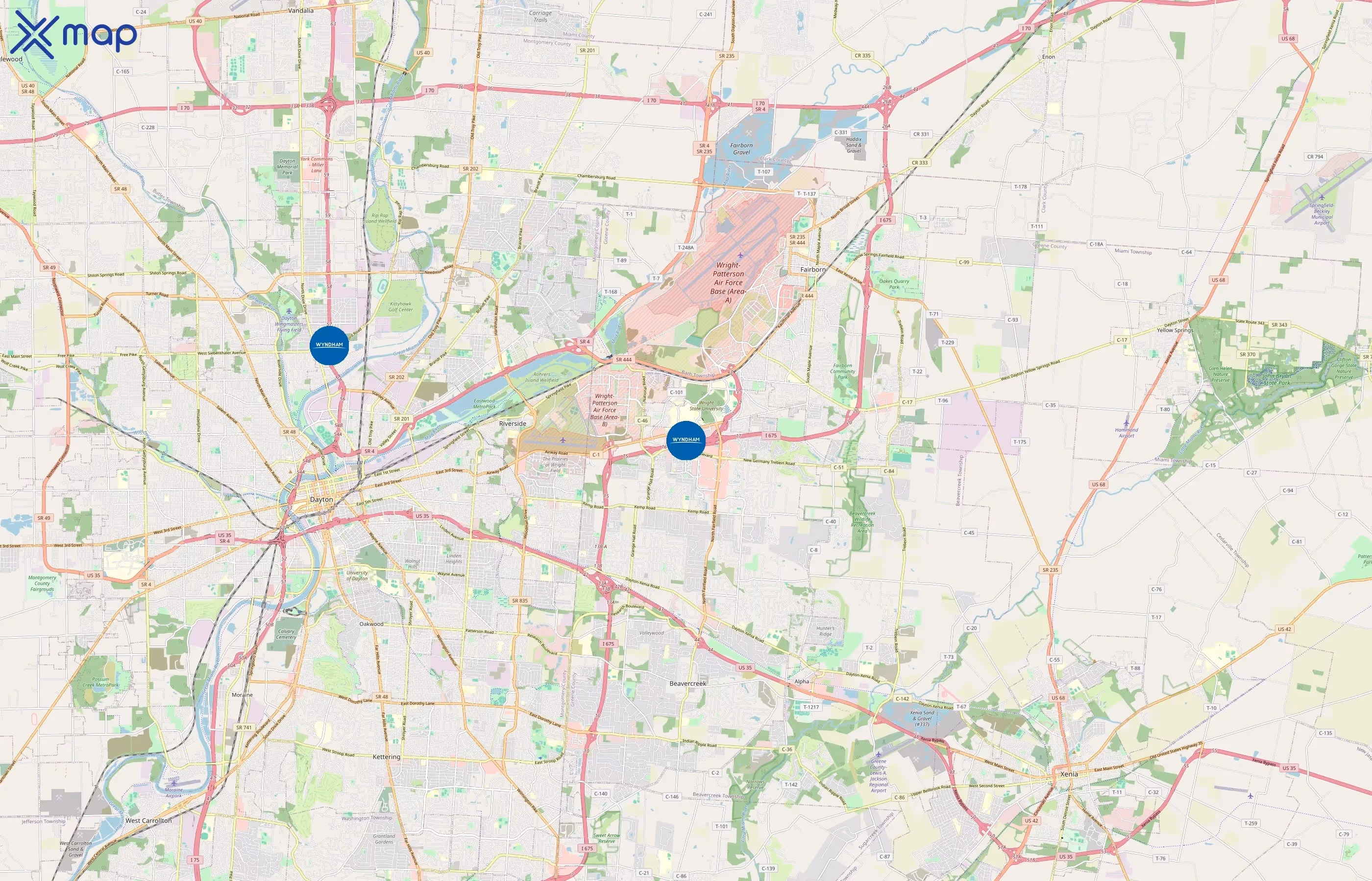 Ramada area coverage