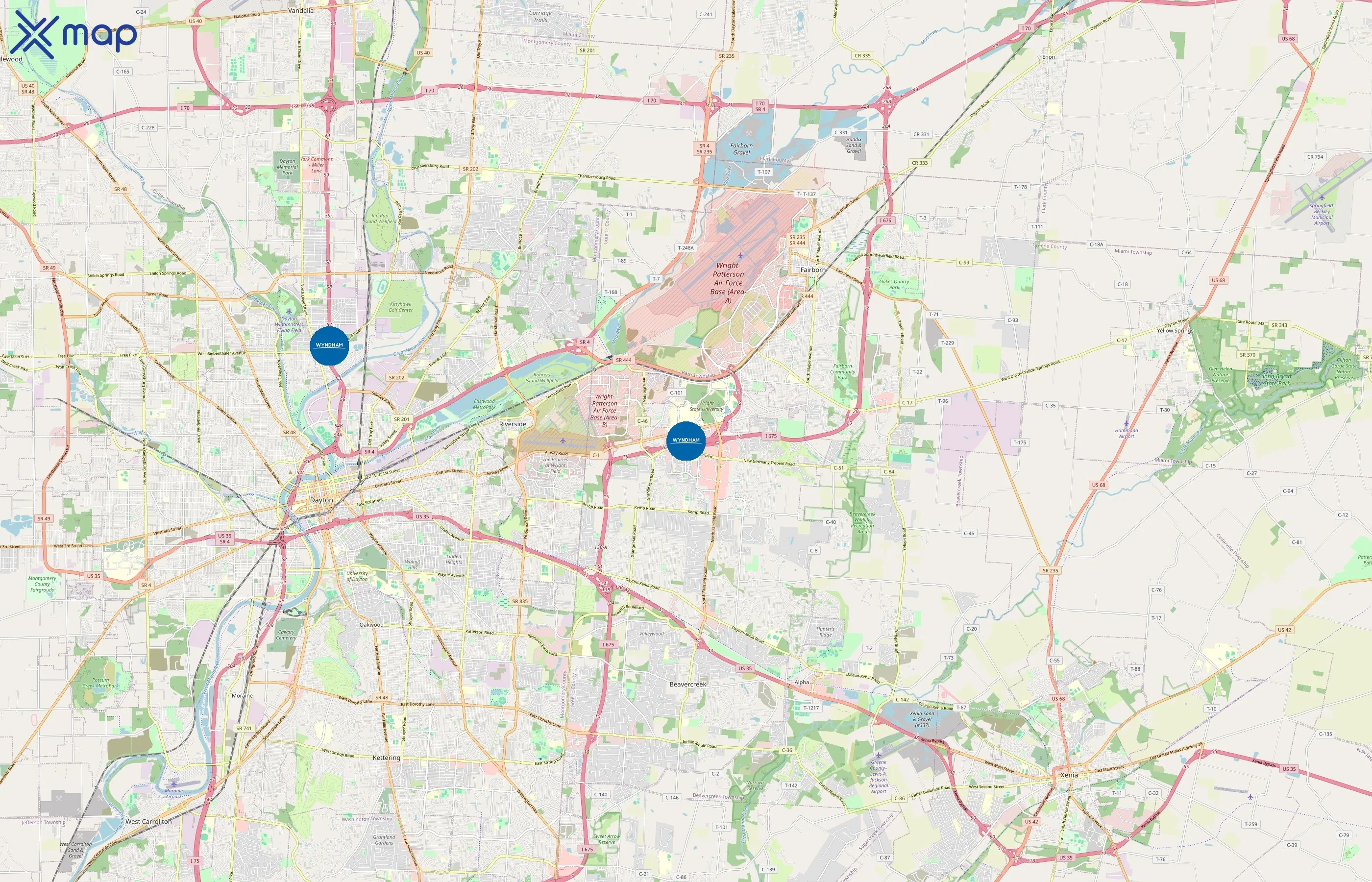 Ramada area coverage