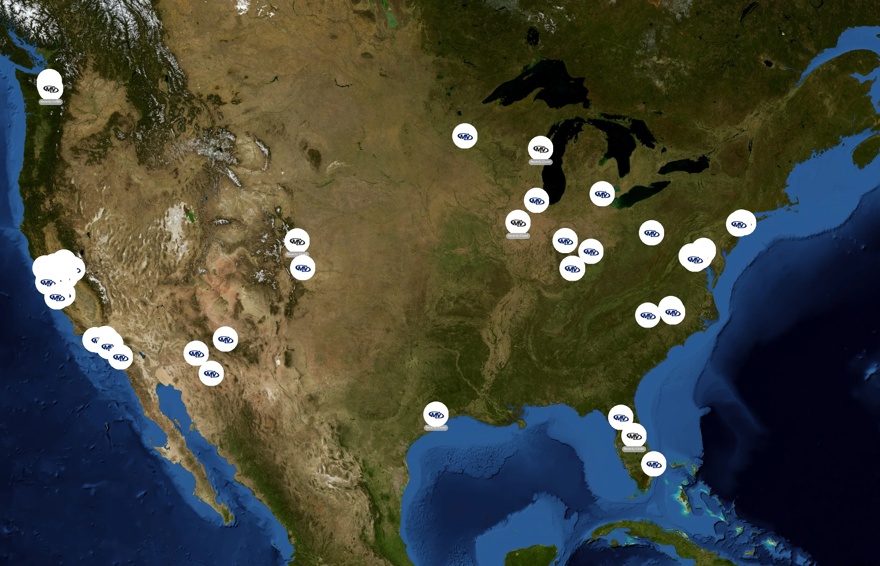 MV Transportation state distribution