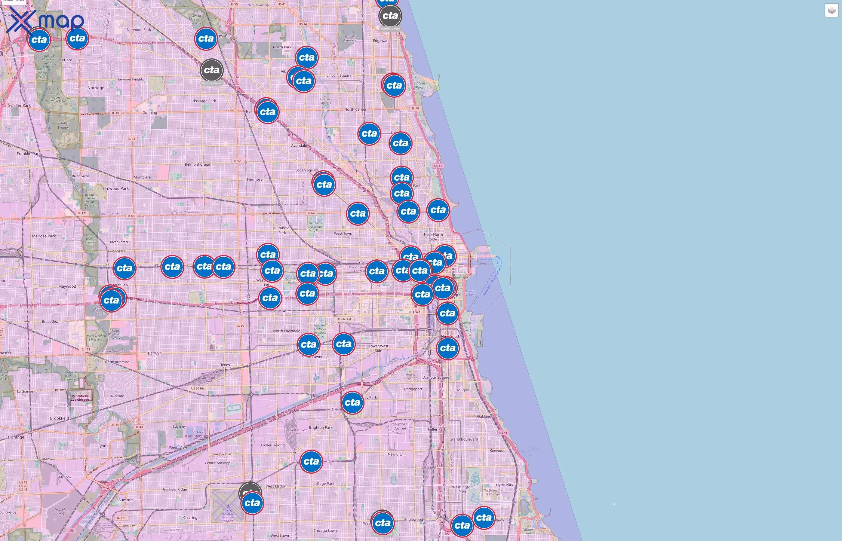 Chicago Transit Authority traffic data