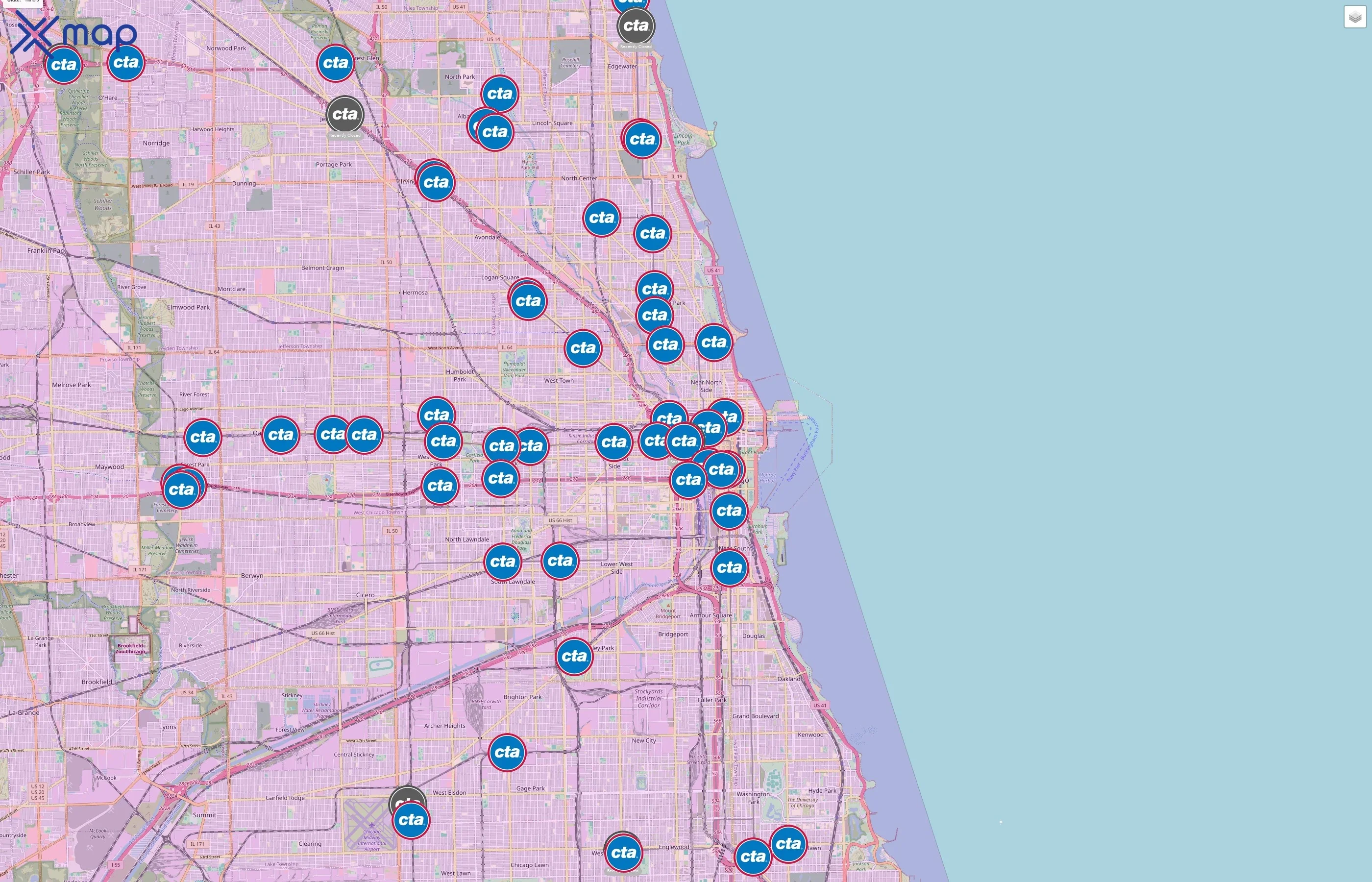 Chicago Transit Authority traffic data
