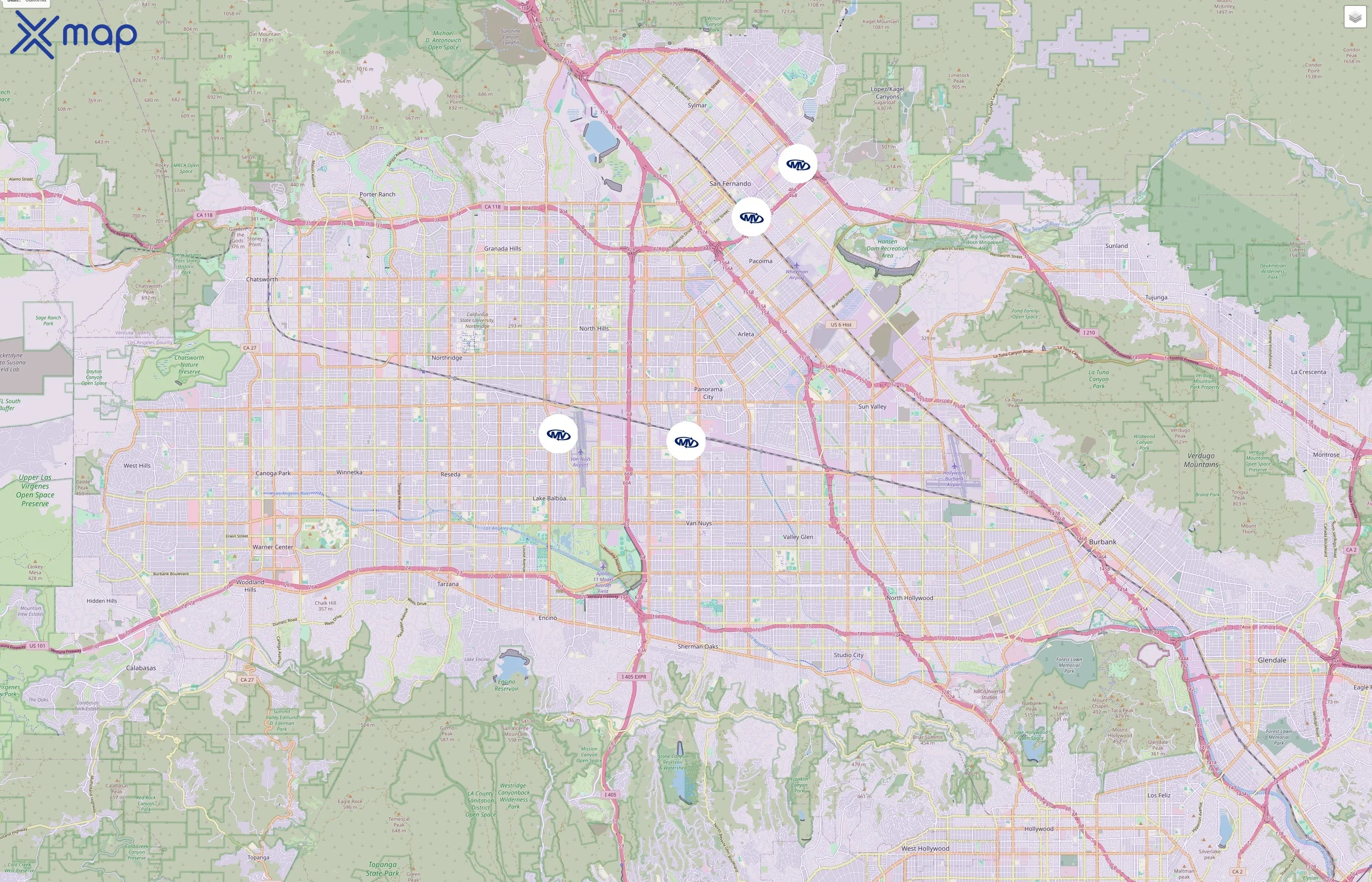 MV Transportation traffic data