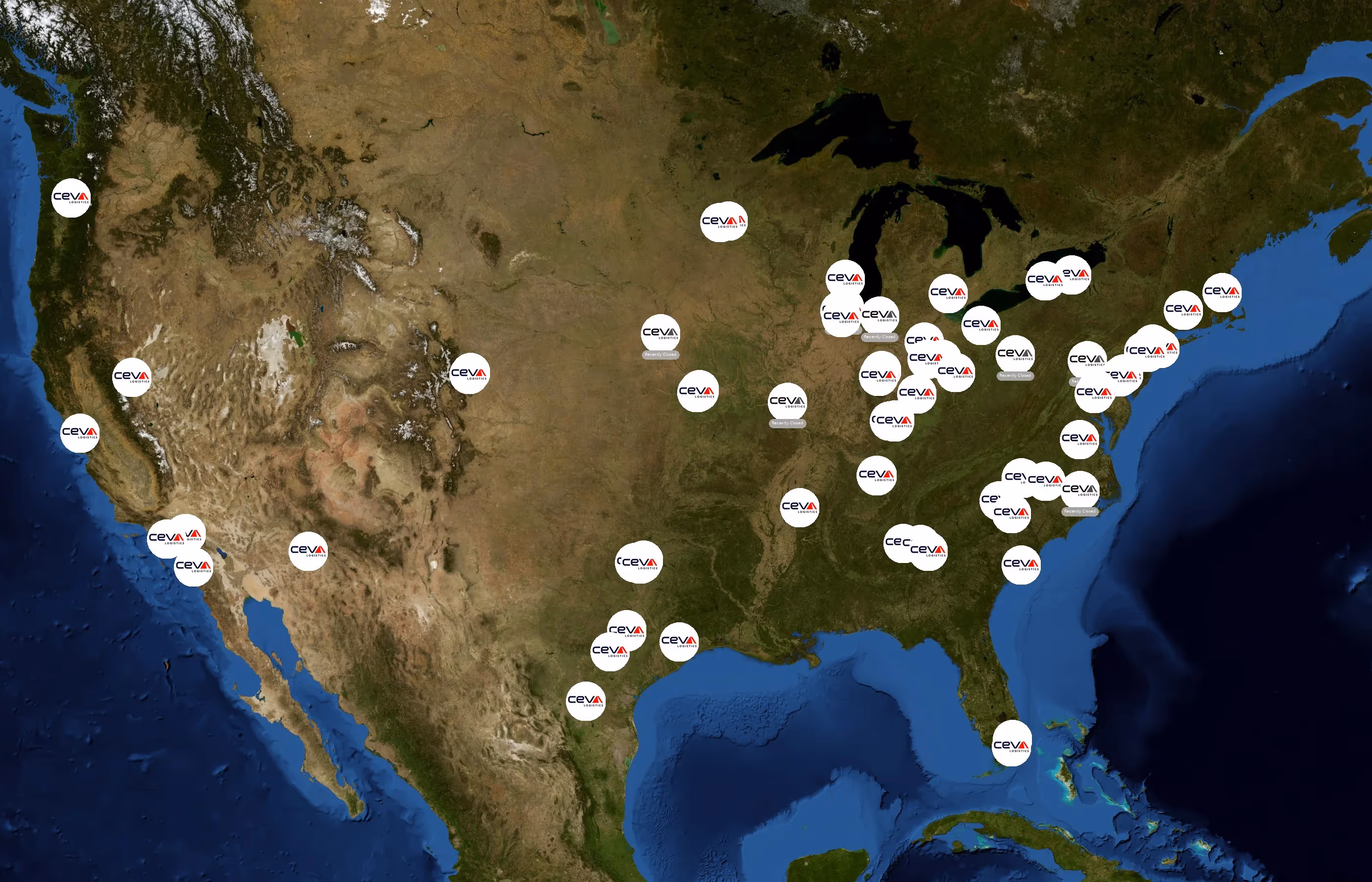 CEVA Logistics state distribution