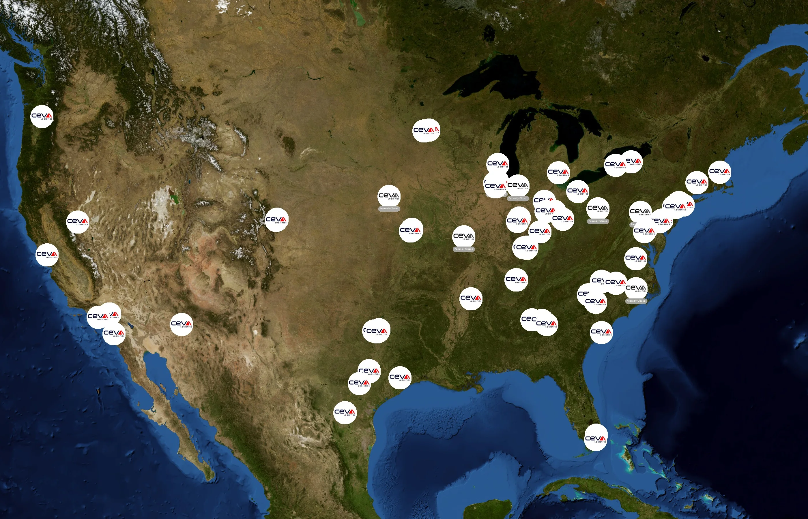 CEVA Logistics state distribution