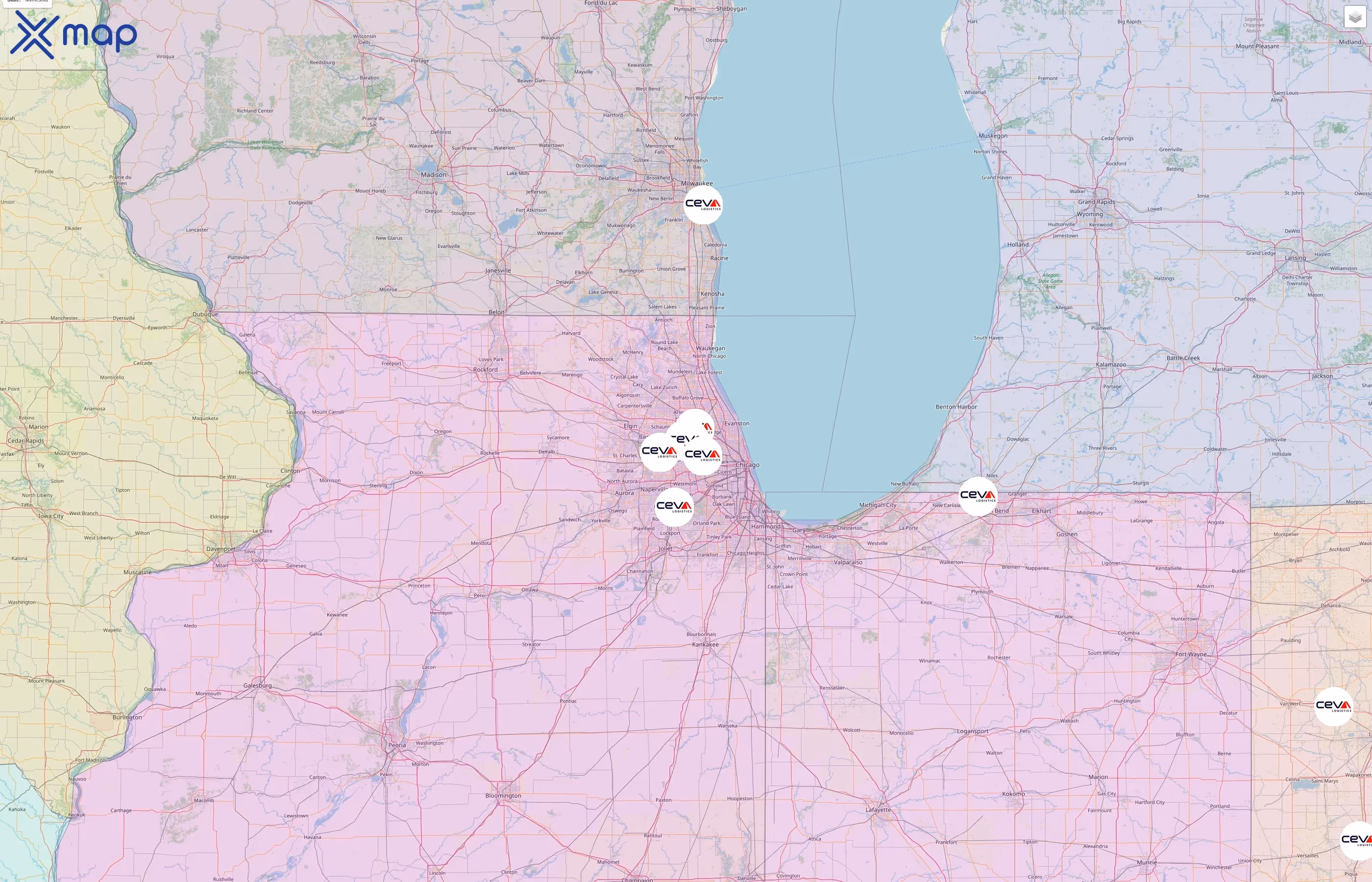 CEVA Logistics street hotspots
