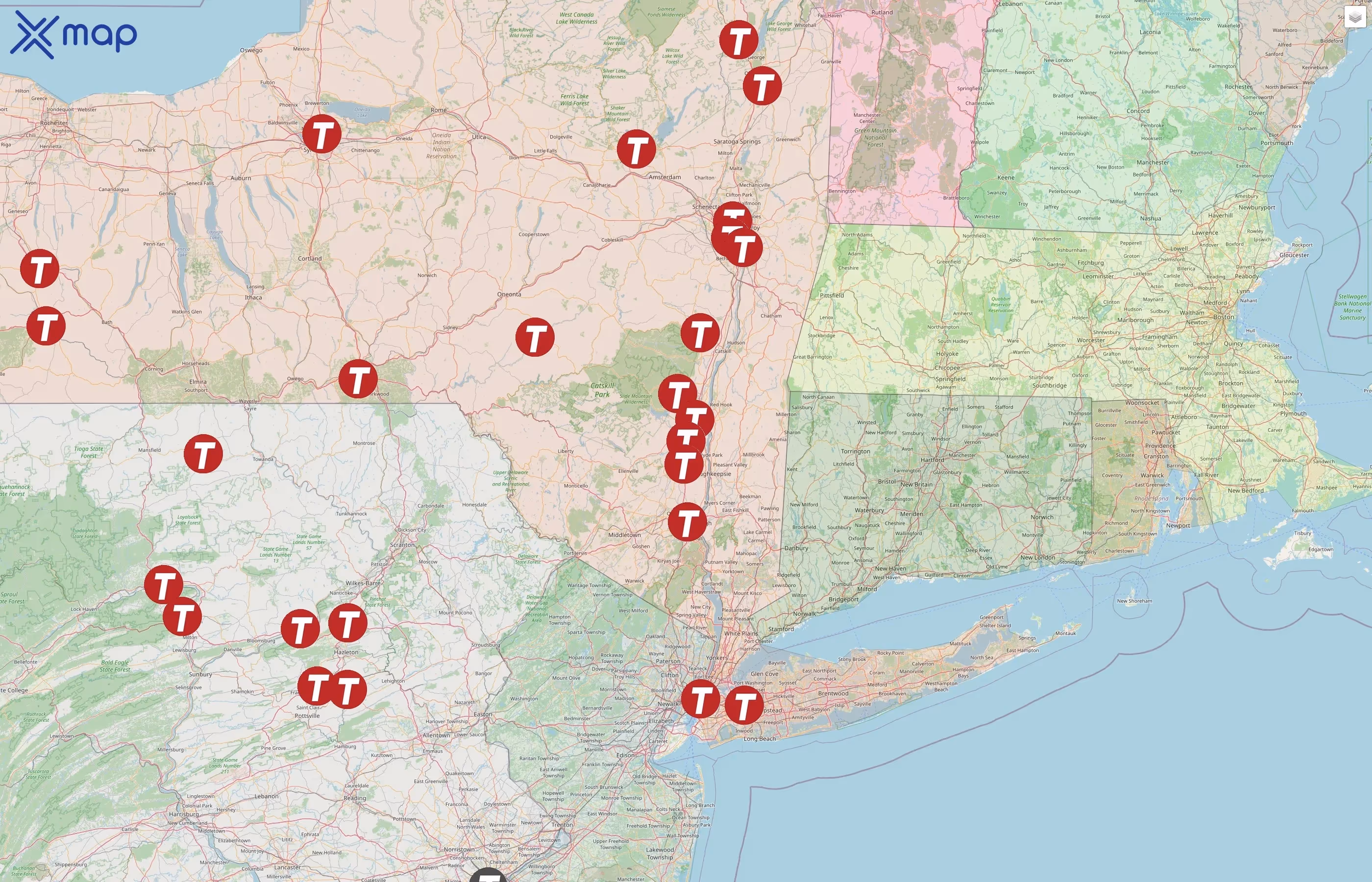 Trailways street hotspots
