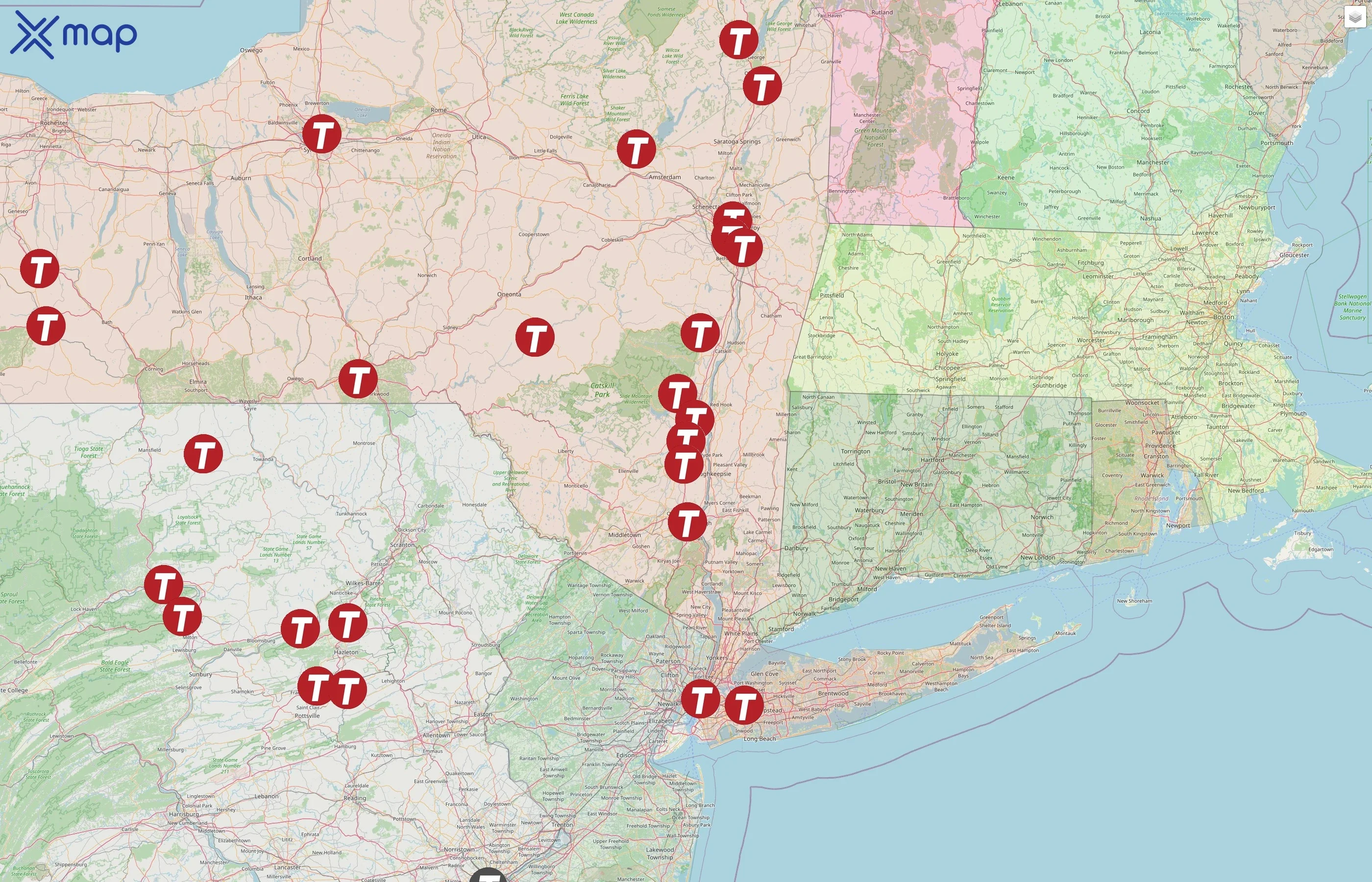 Trailways street hotspots