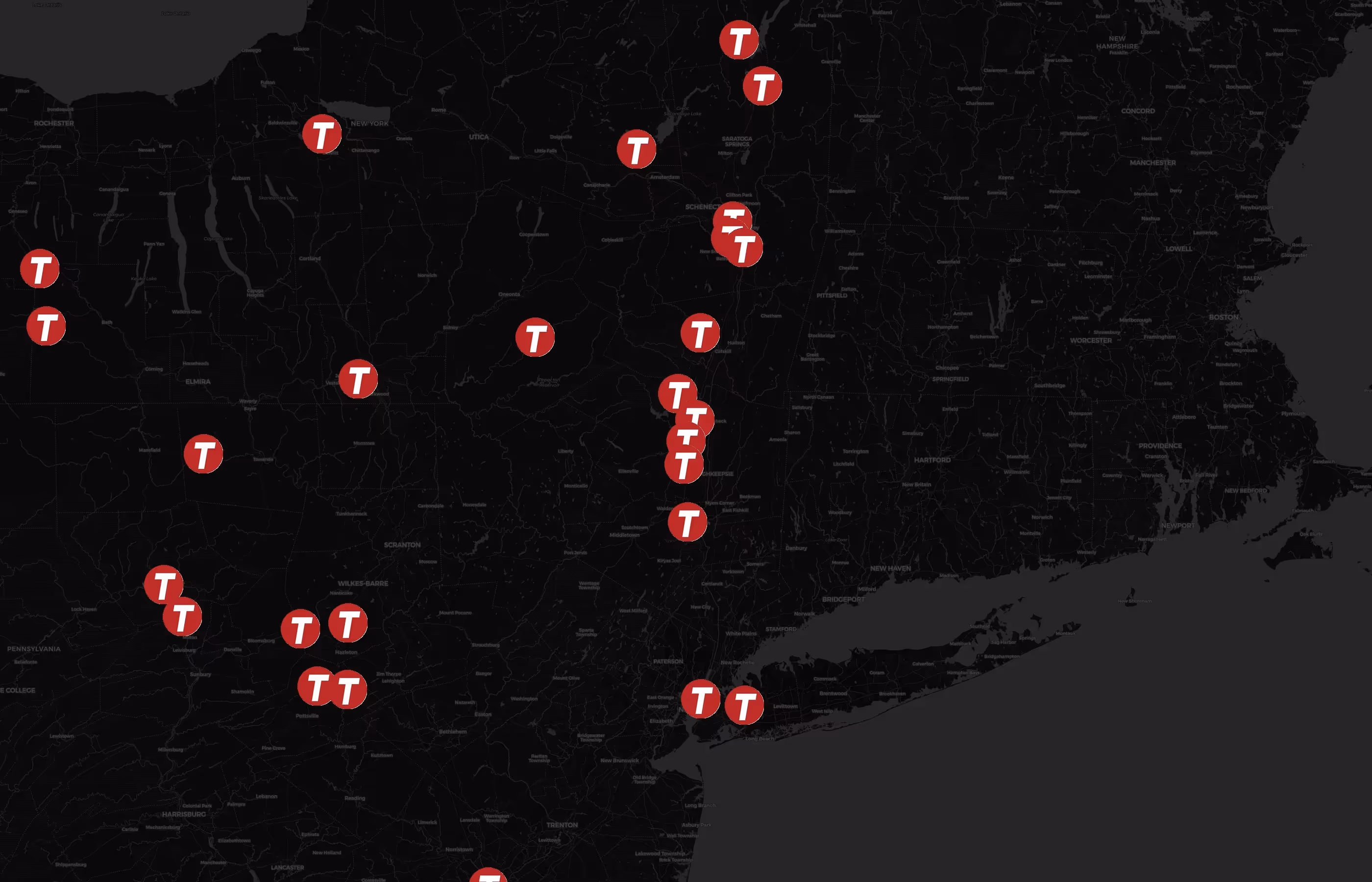 Trailways city distribution