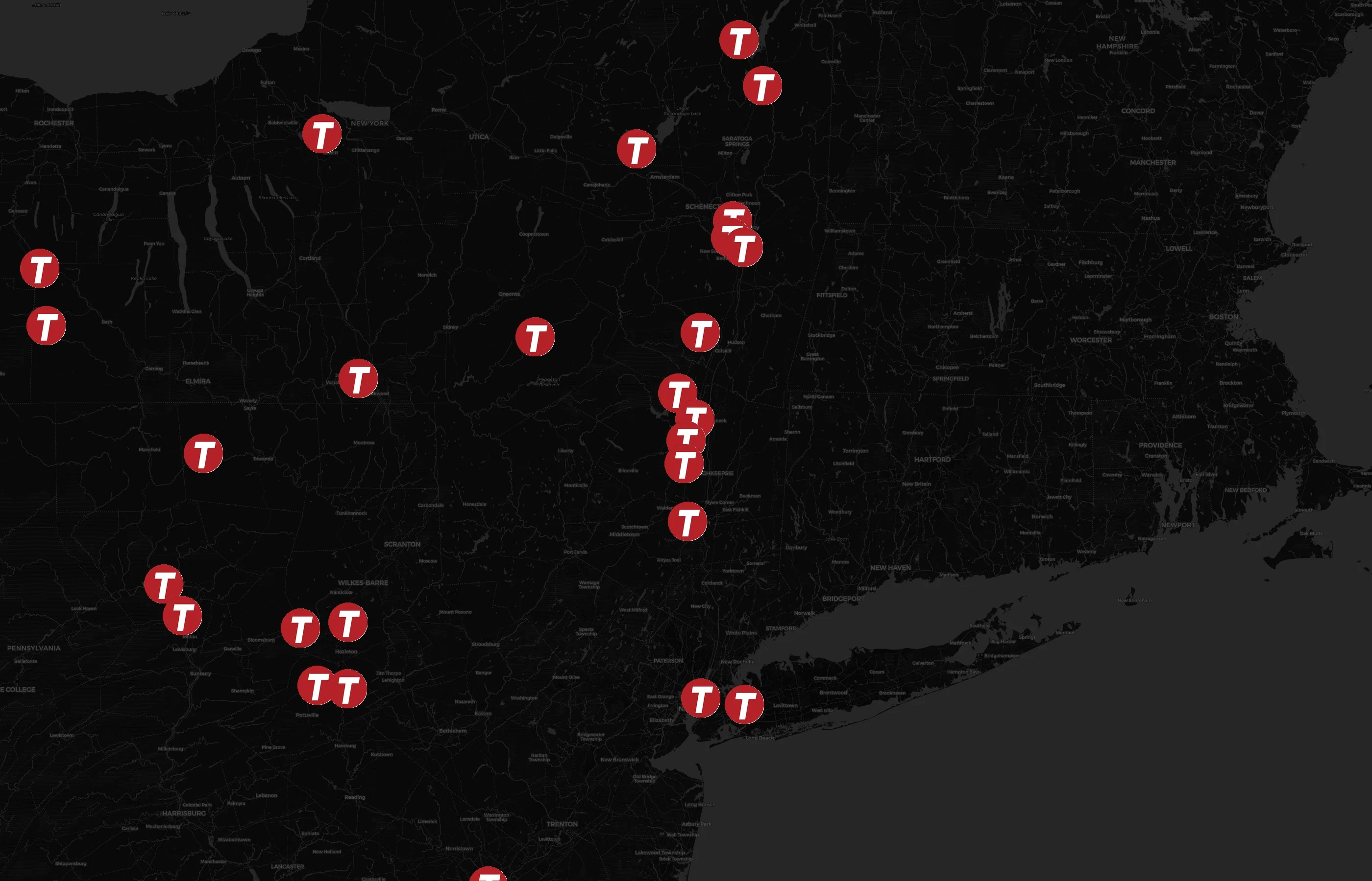 Trailways city distribution