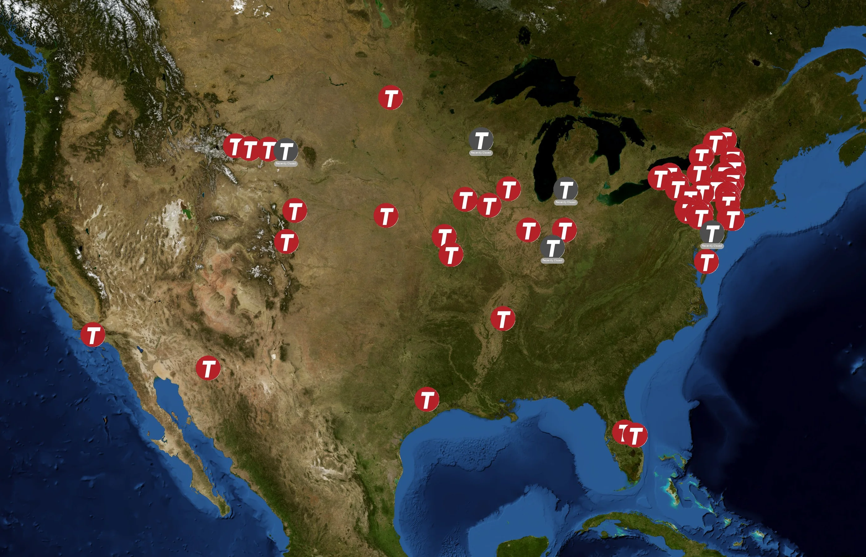 Trailways state distribution