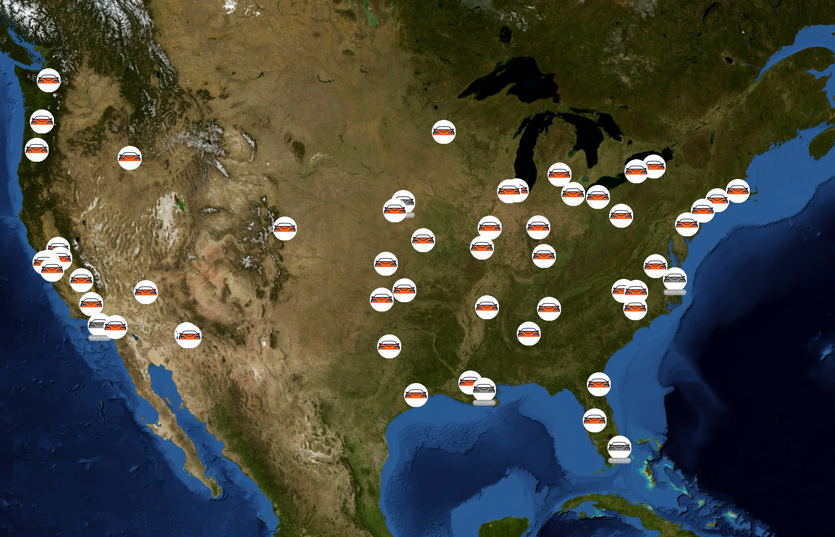 Speedy Car Shipping state distribution