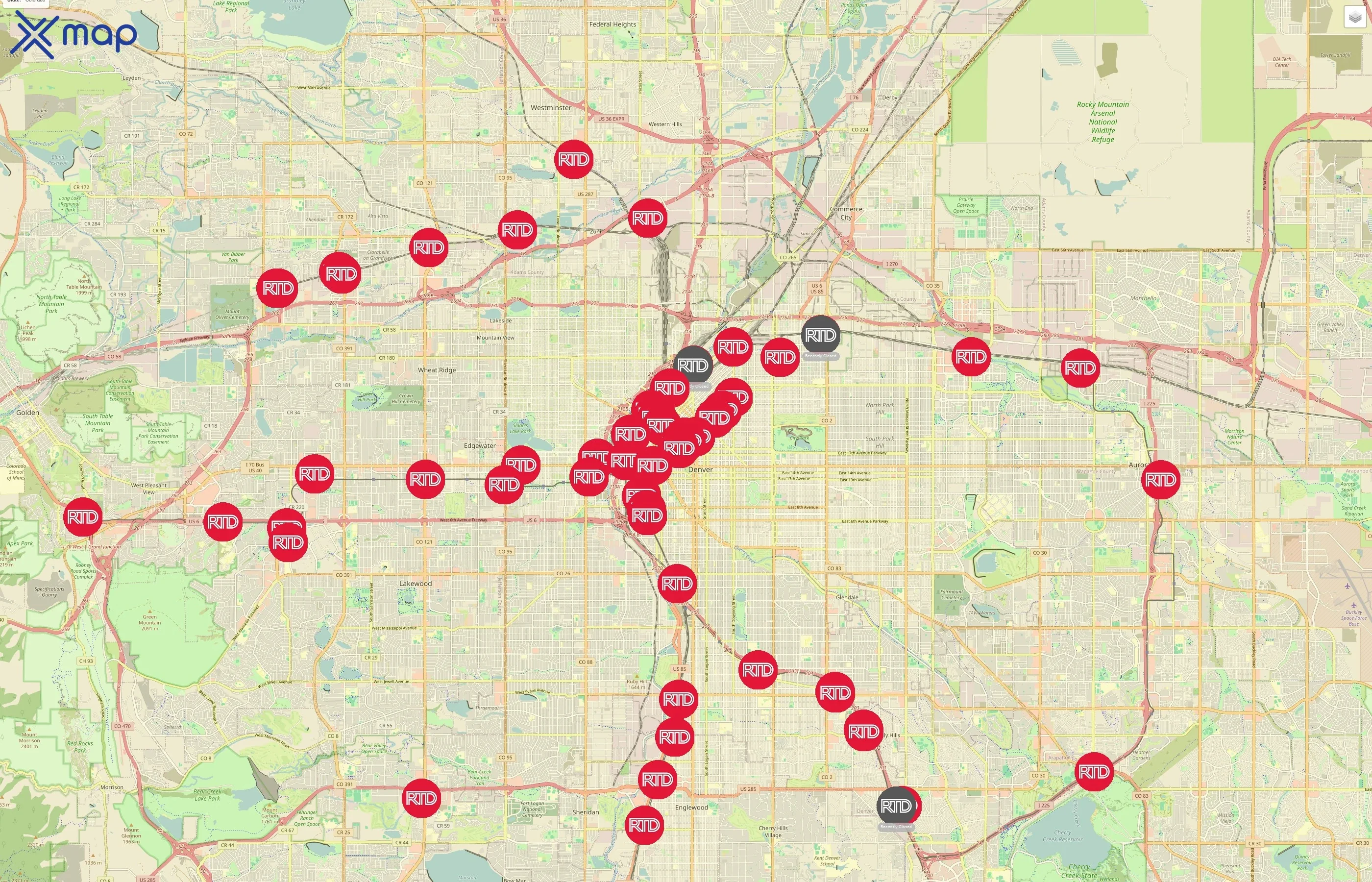 Regional Transportation District traffic data