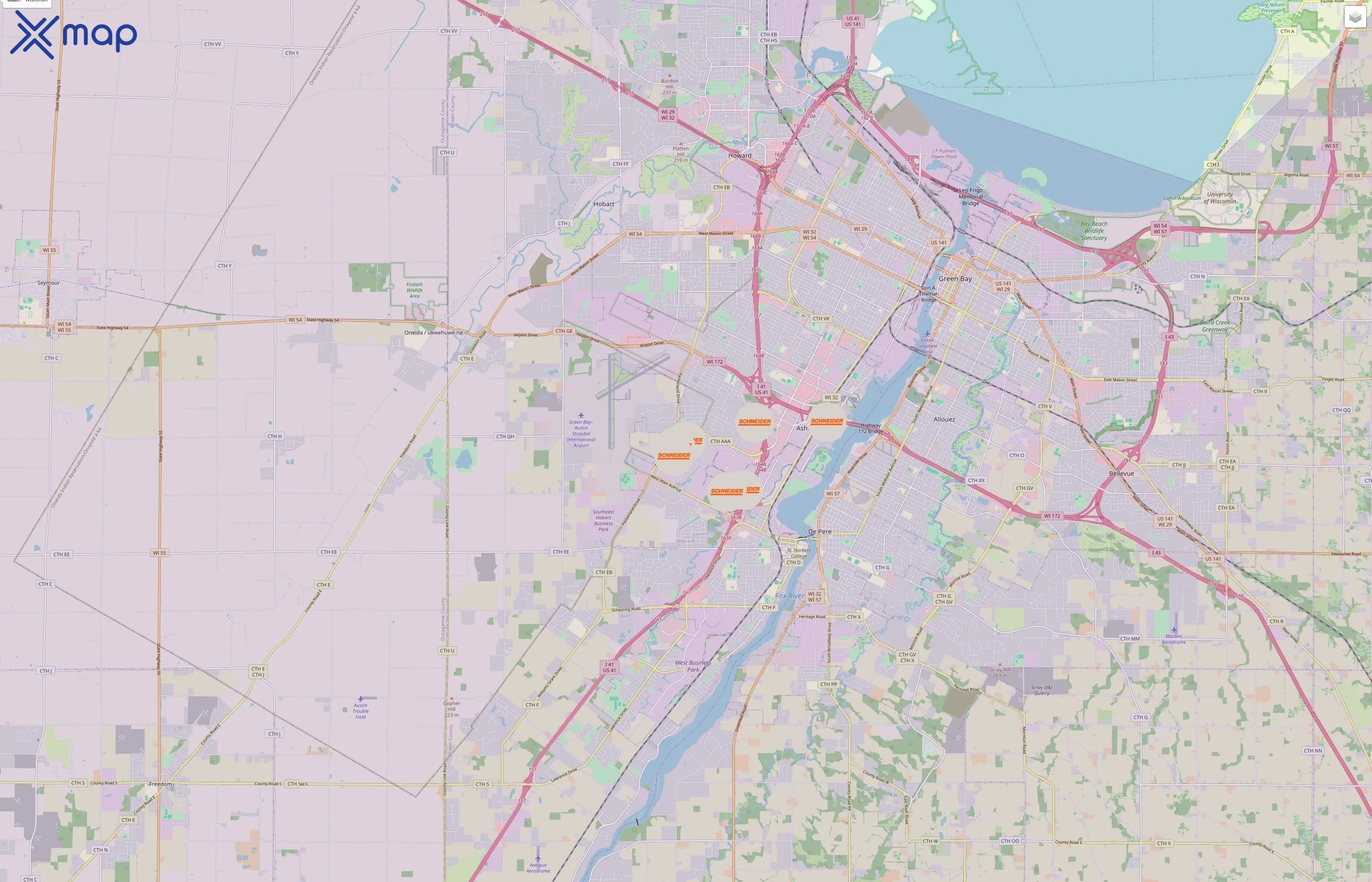 Schneider National traffic data