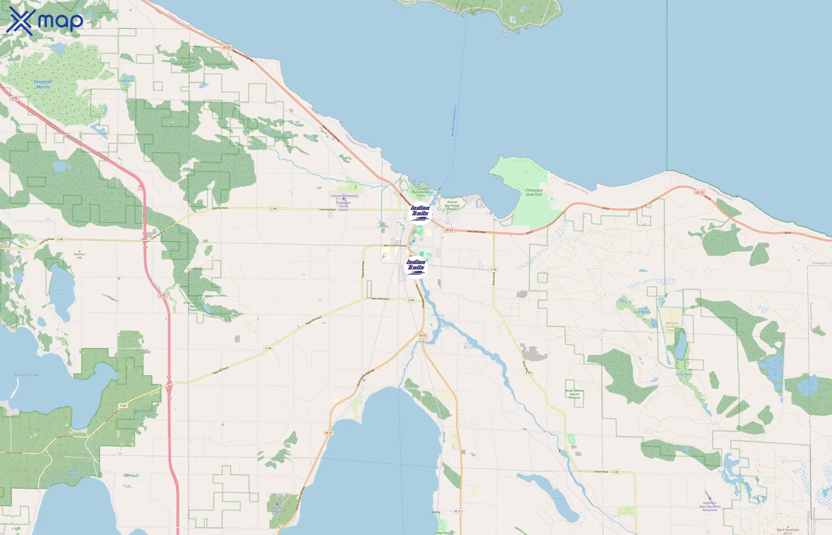 Indian Trails area coverage