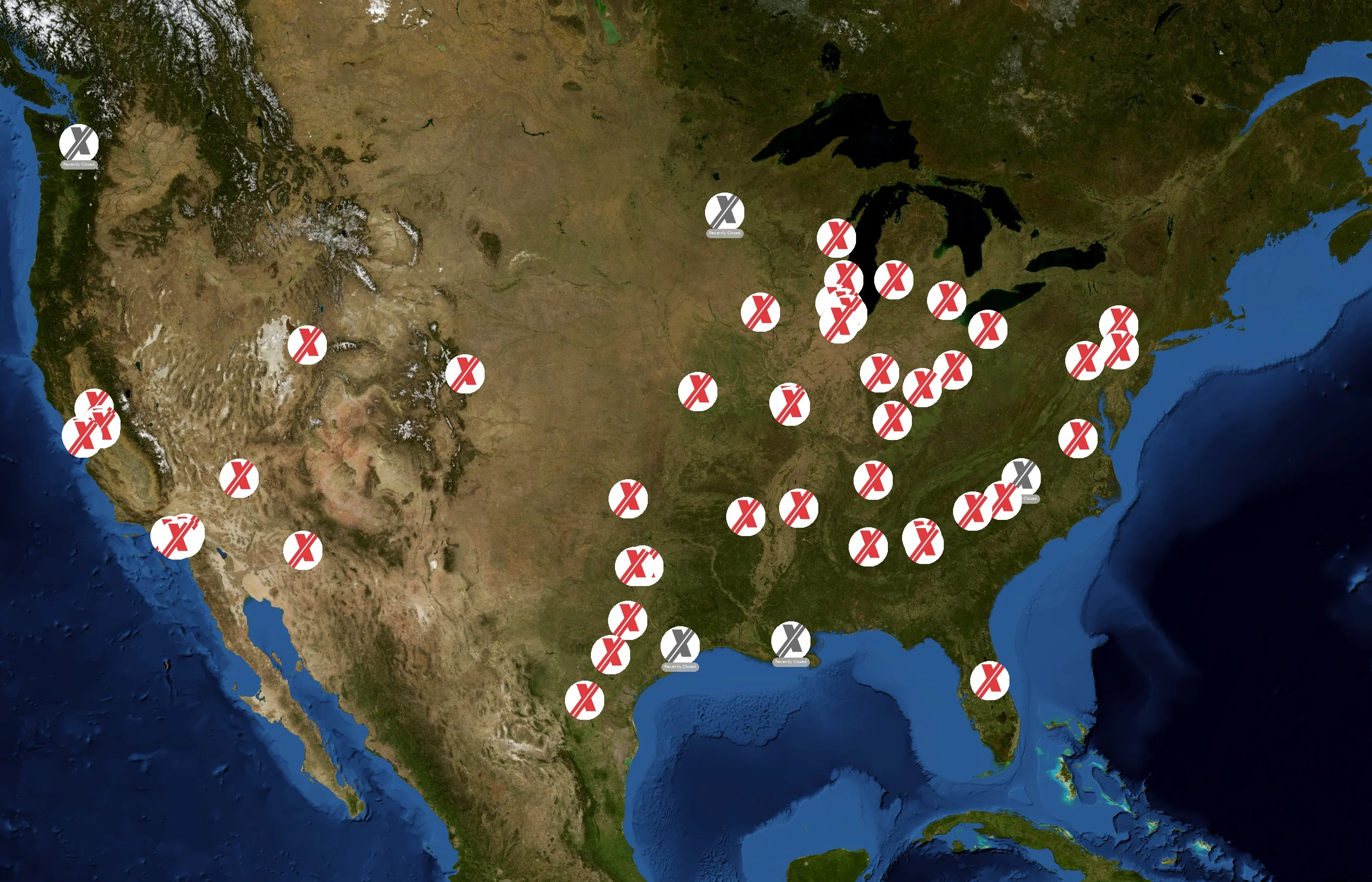 XTRA Lease state distribution