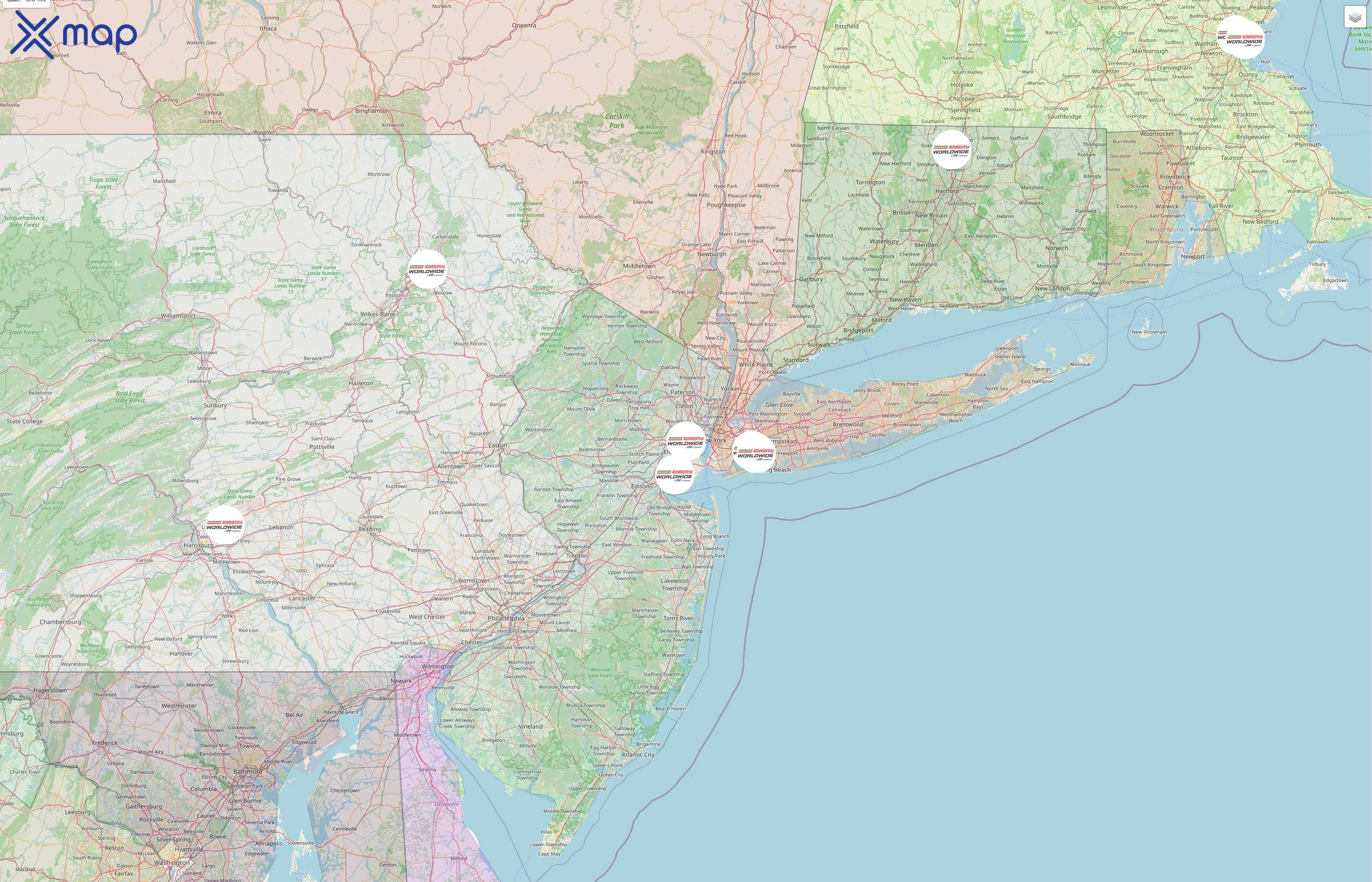 UPS Supply Chain Solutions street hotspots