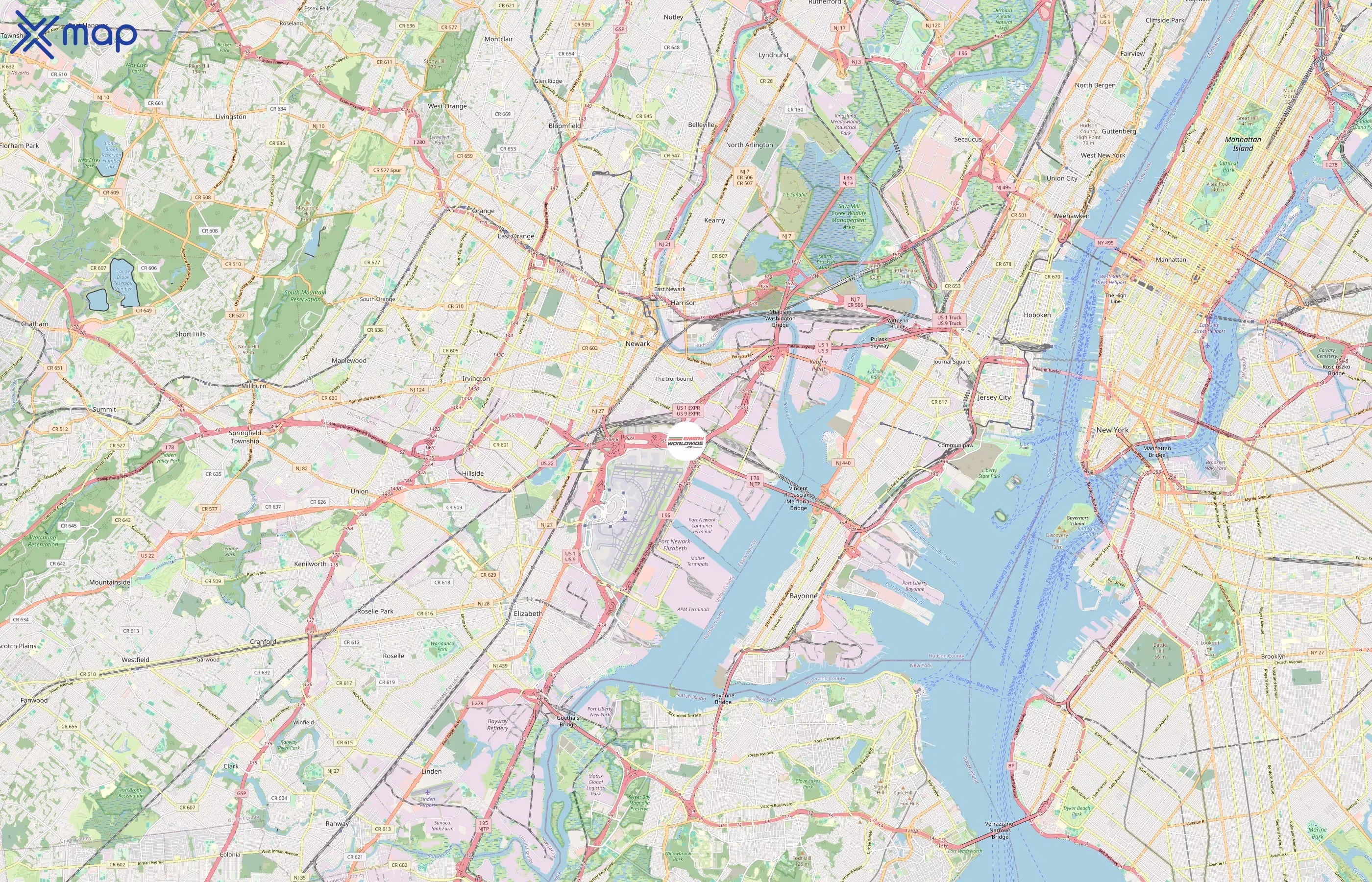UPS Supply Chain Solutions area coverage