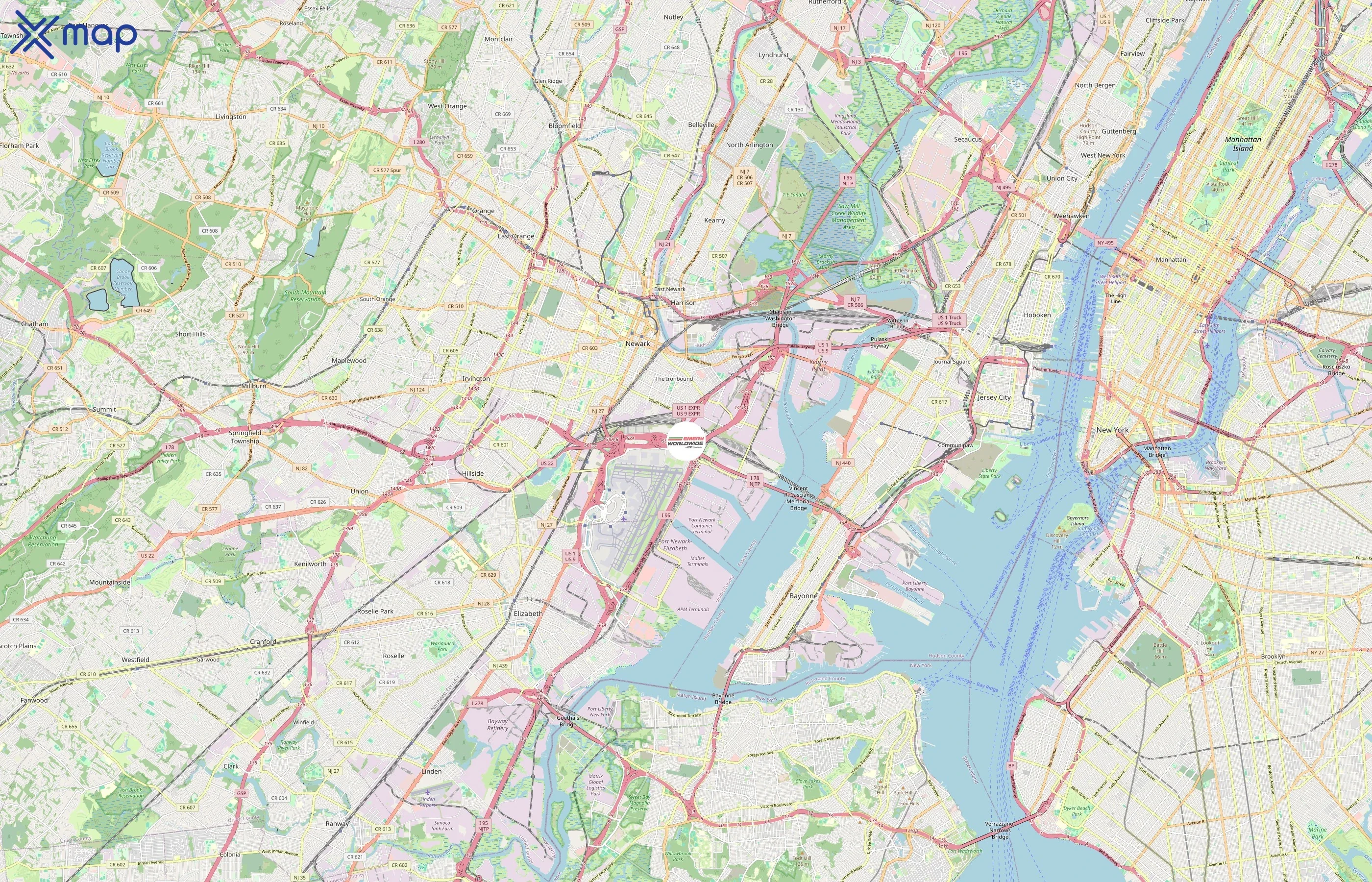 UPS Supply Chain Solutions area coverage